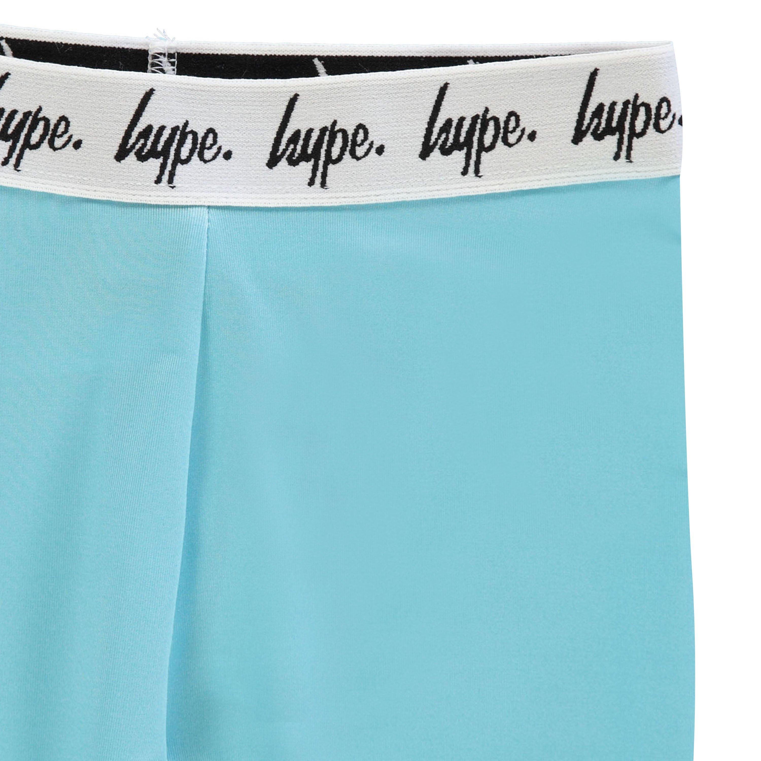 Pink/Blau - Hype - Pink Blue Fade Kids Leggings - 3