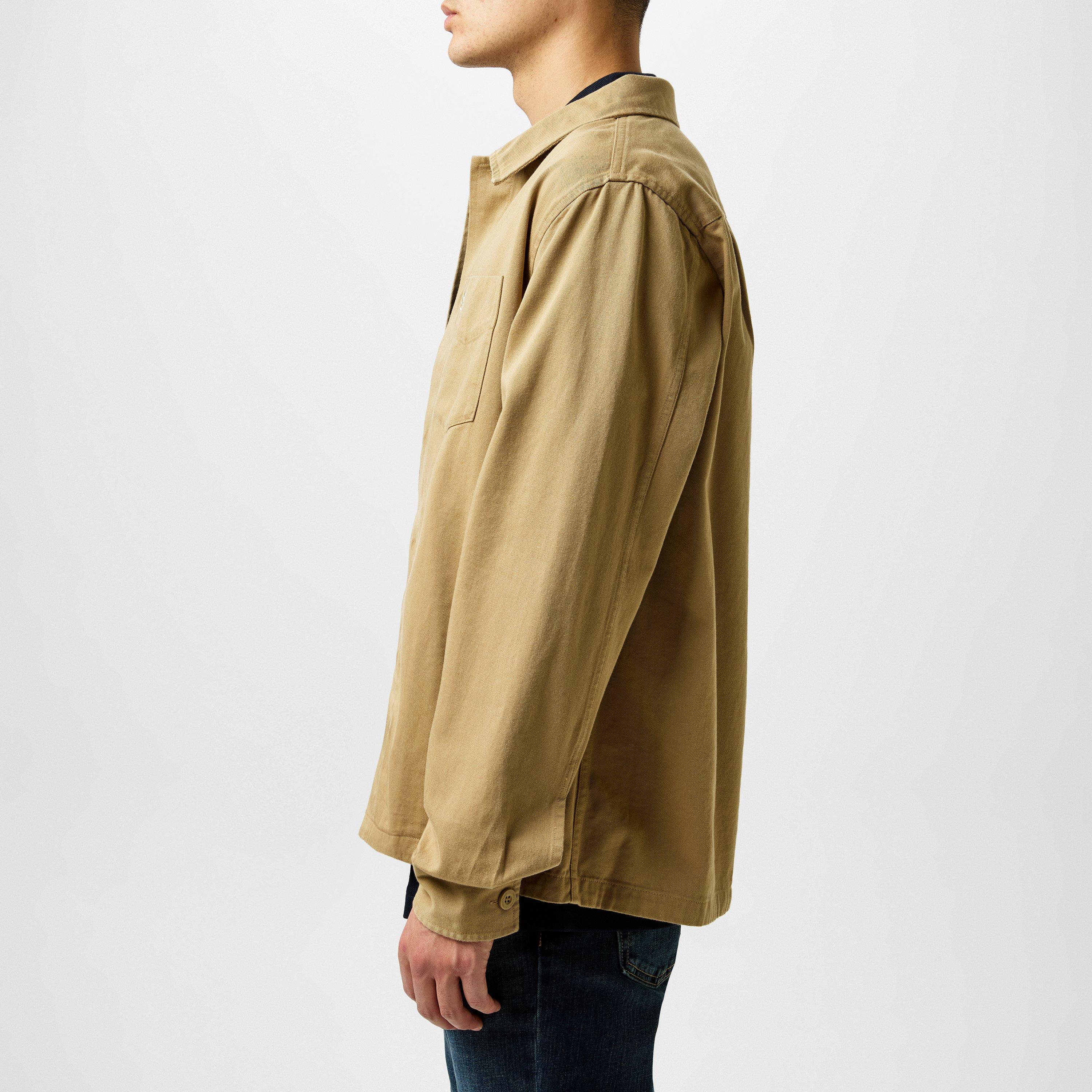 Warm Stone 363 - Fred Perry - Men's Twill Overshirt - 5