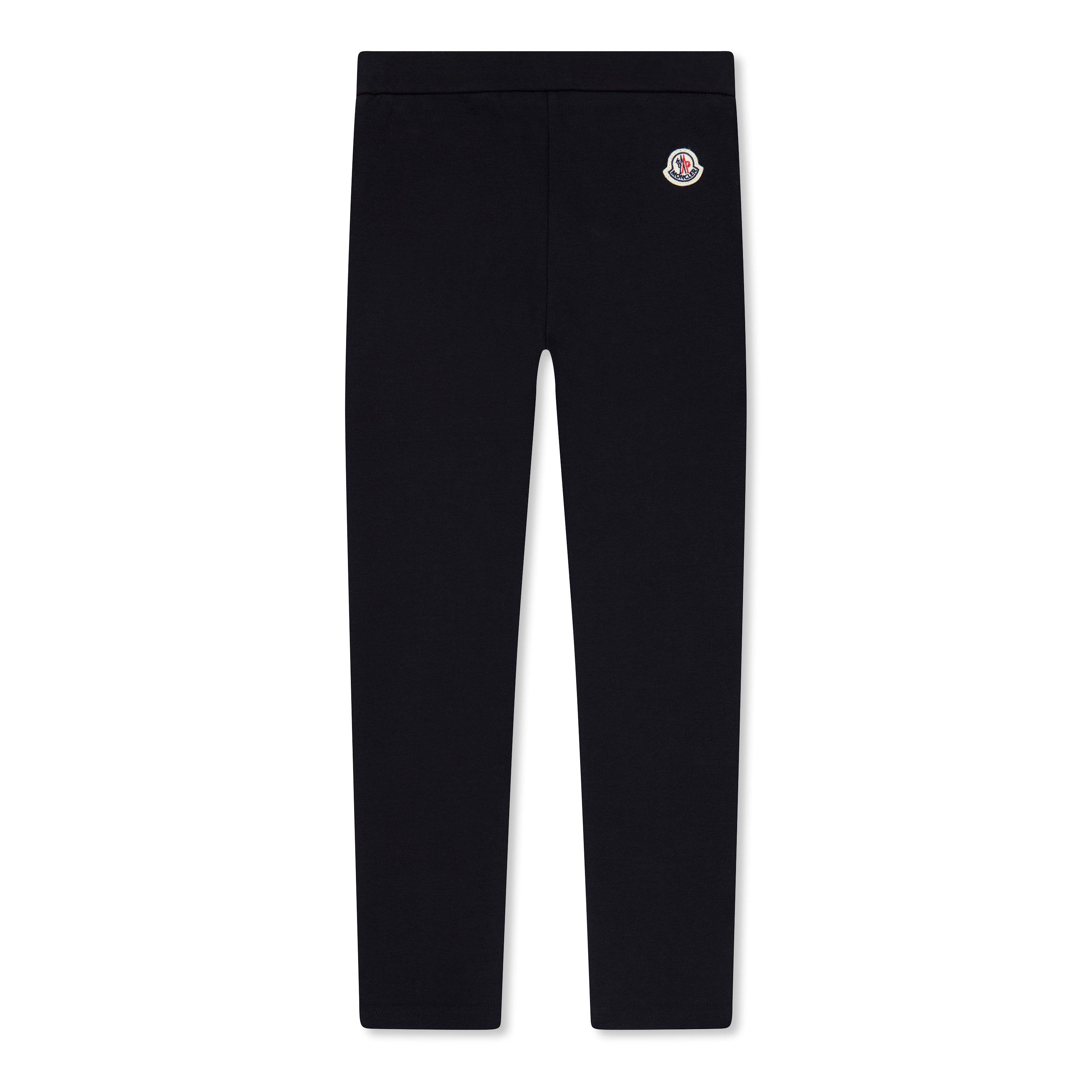 Black 999 - Moncler - Felted Patch Leggings Juniors - 2