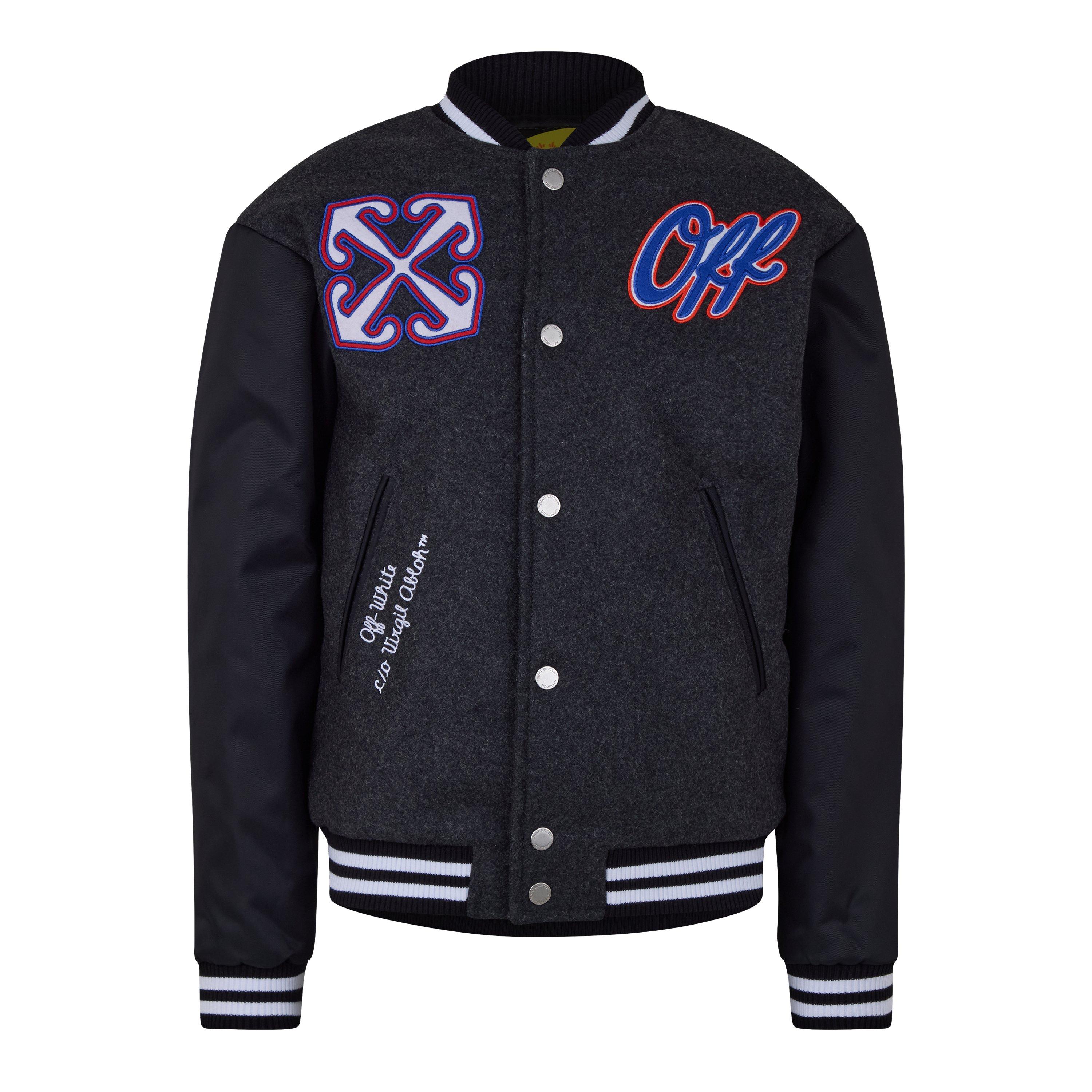 Multi 1101 - Off White - Unisex Kids' Arrow Long Sleeve Parka - 1