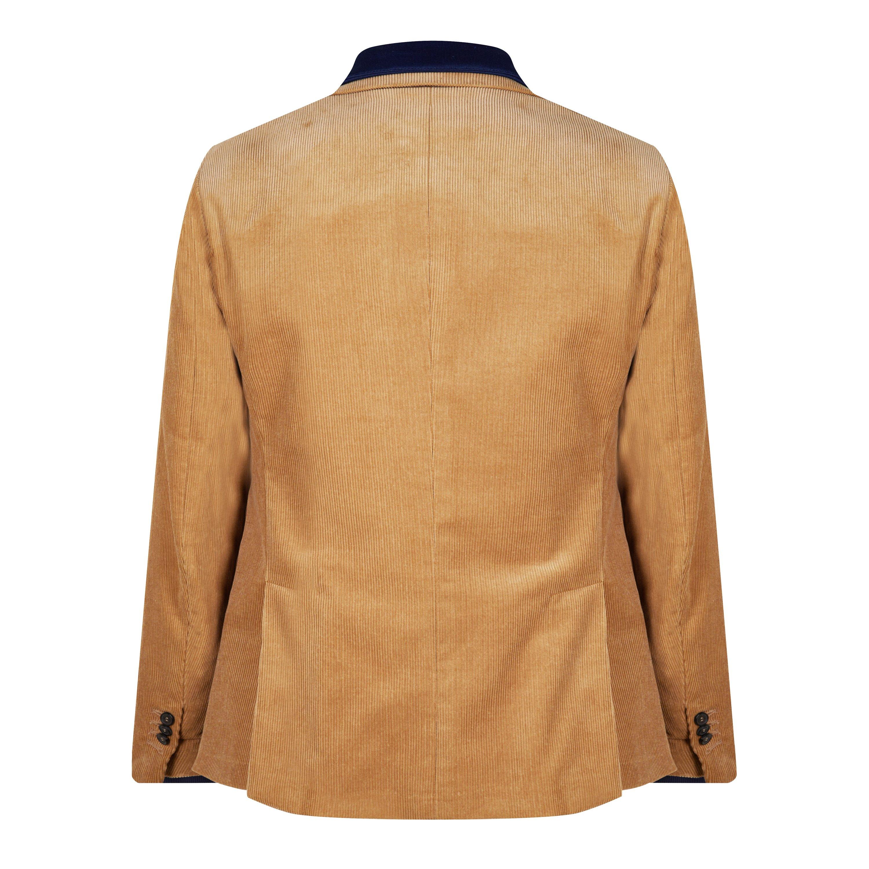 Walnut - DSquared2 - Men's Track London Cotton Corduroy Slim Fit Blazer - 7