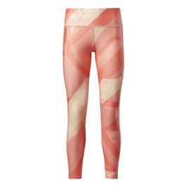 Reebok Run Essentials Allover Print Leggings Womens