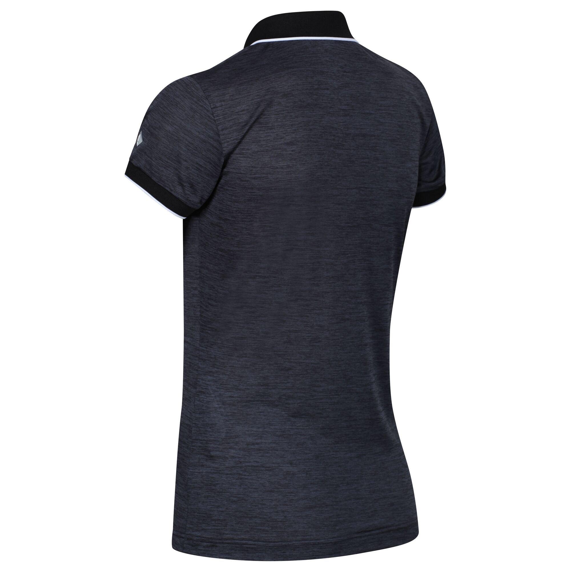 Black - Regatta - Womens Remex II Polo T-Shirt - 7