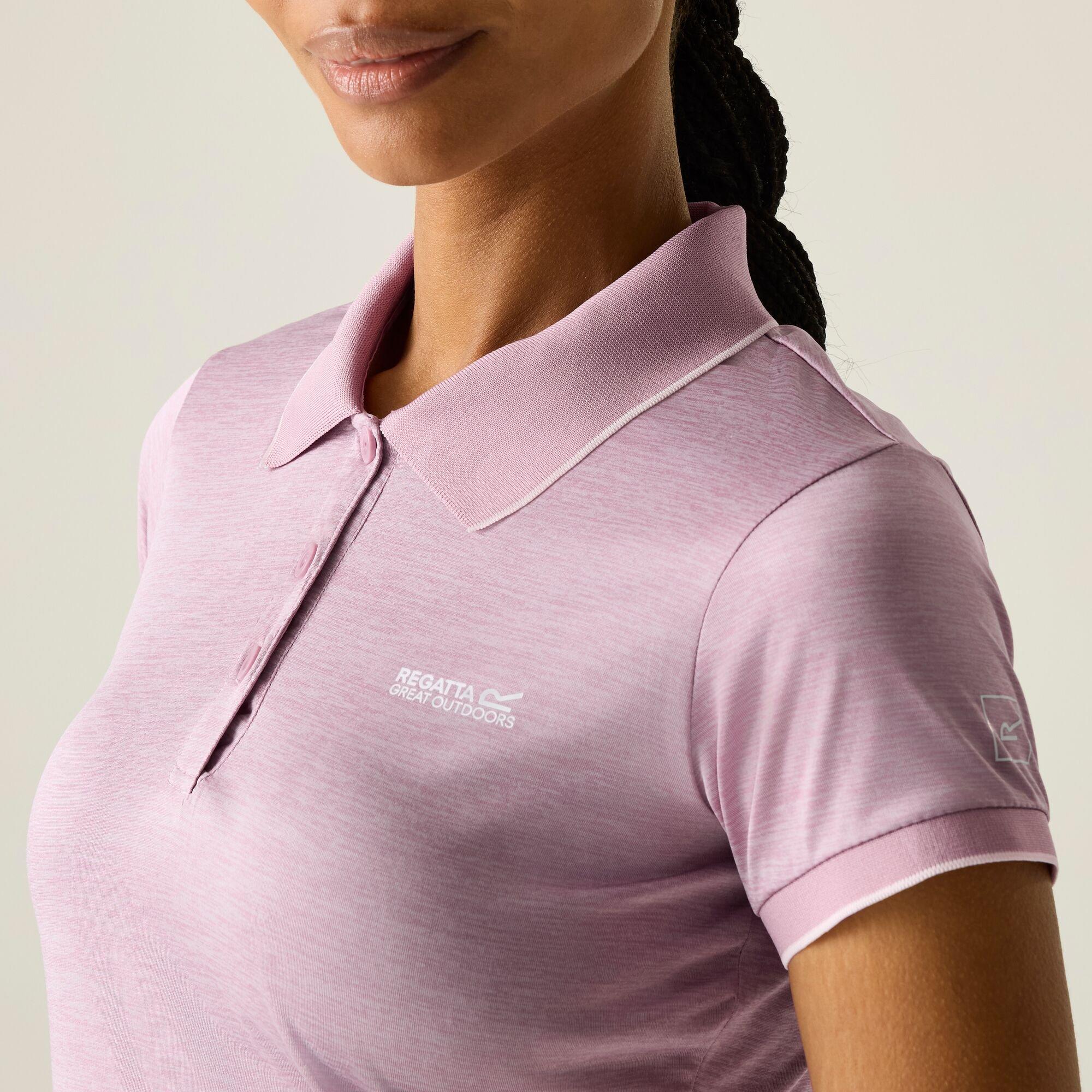 Powder Lilac - Regatta - Womens Remex II Polo T-Shirt - 4