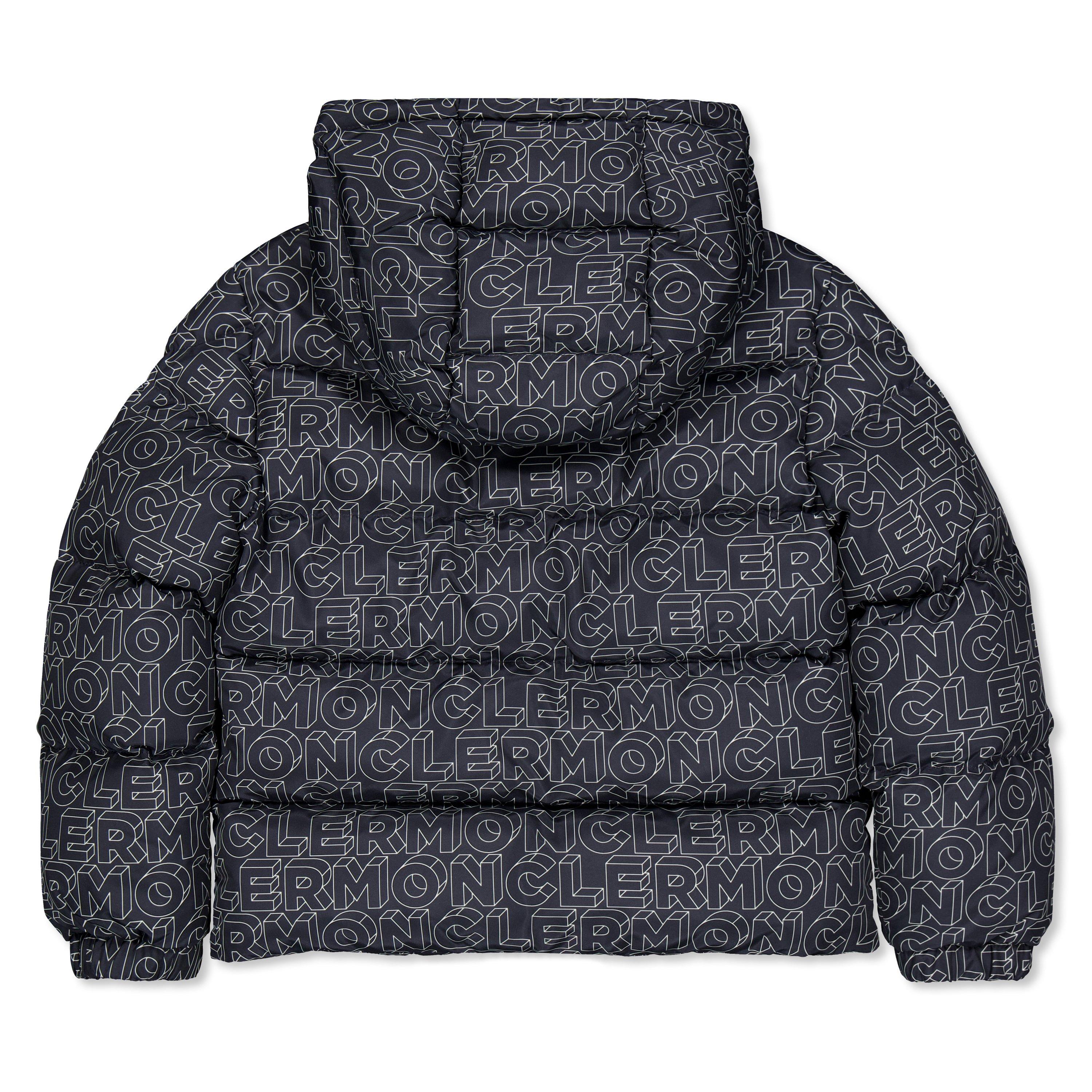 Navy F70 - Moncler - Kids' Fergus Down Hooded Long Sleeve Short Puffer Jacket - 2