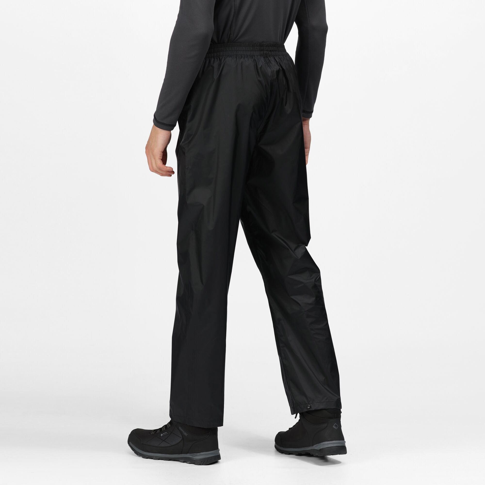 Black - Regatta - Mens Pack-It Overtrousers - 13