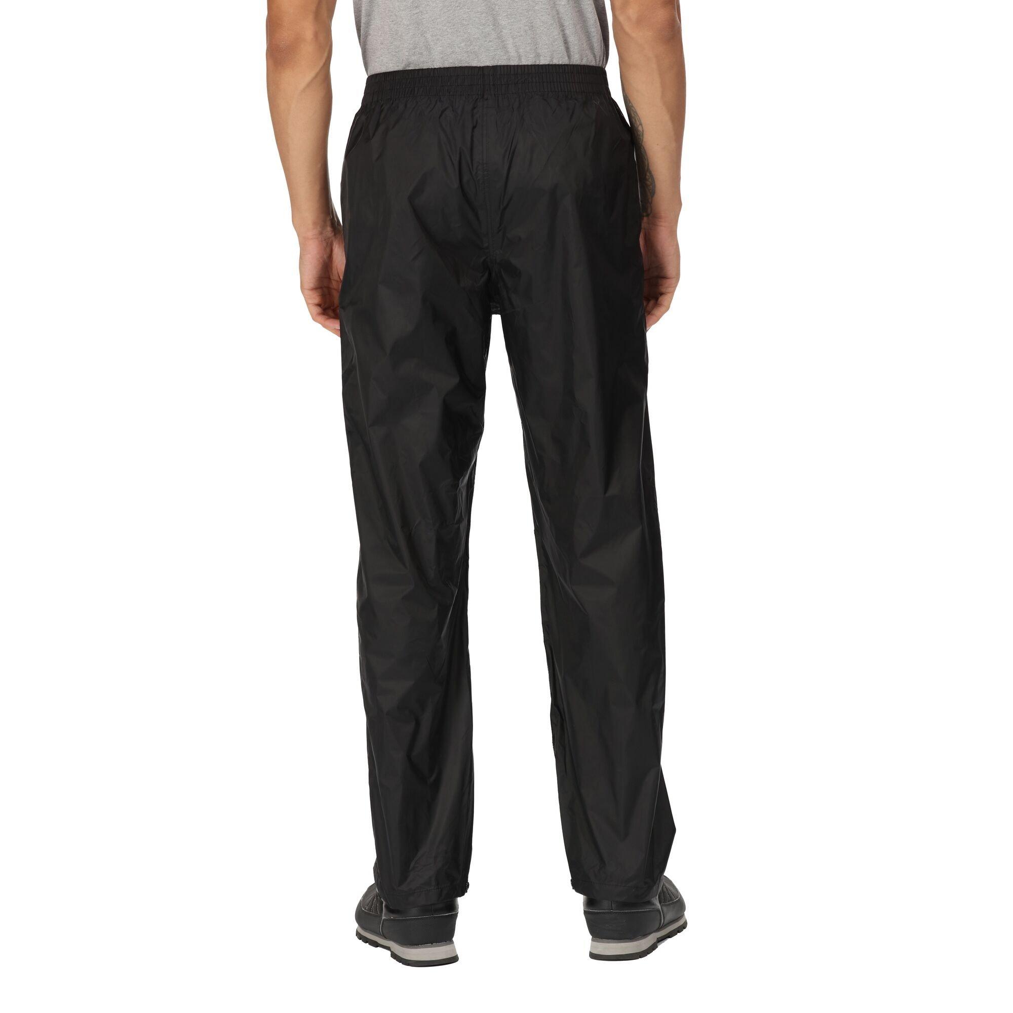 Black - Regatta - Mens Pack-It Overtrousers - 15