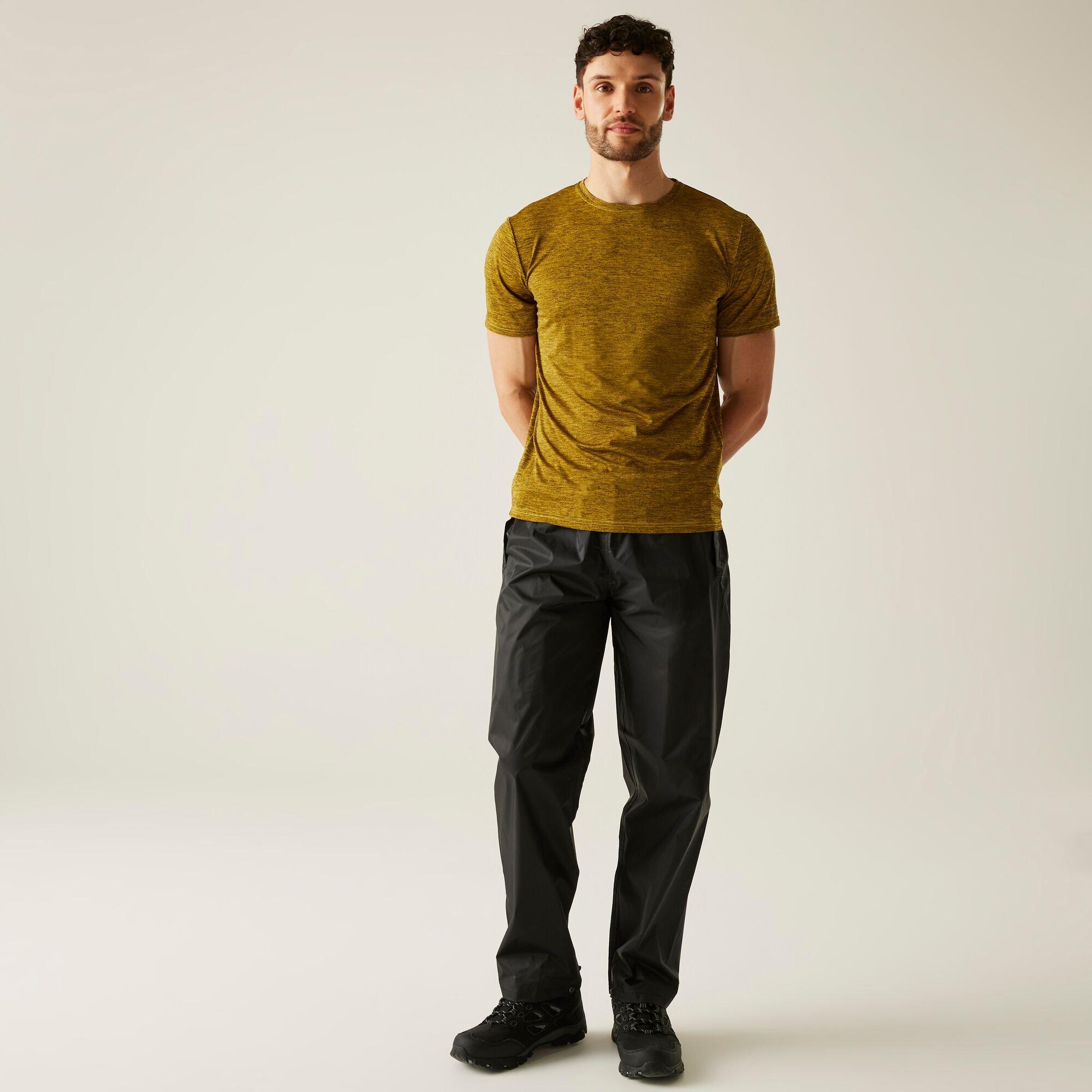 Black - Regatta - Mens Pack-It Overtrousers - 3