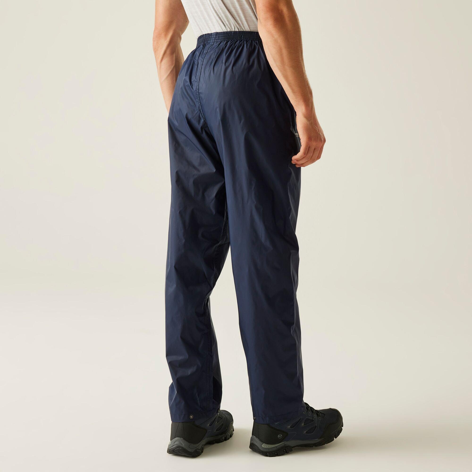 Navy - Regatta - Mens Pack-It Overtrousers - 2