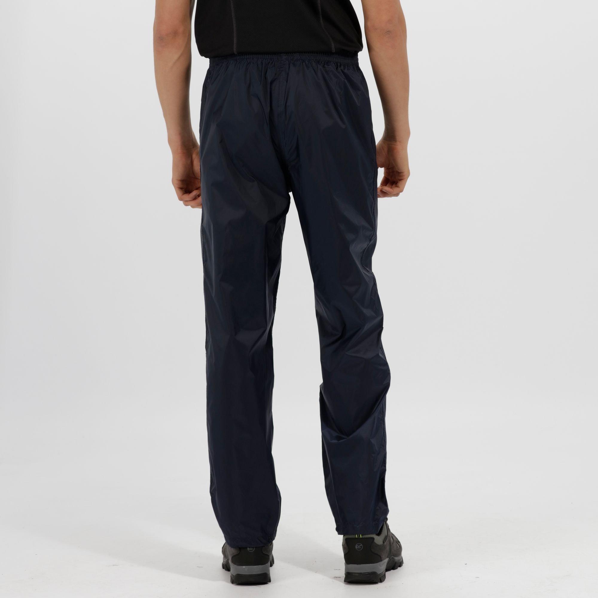 Navy - Regatta - Mens Pack-It Overtrousers - 14