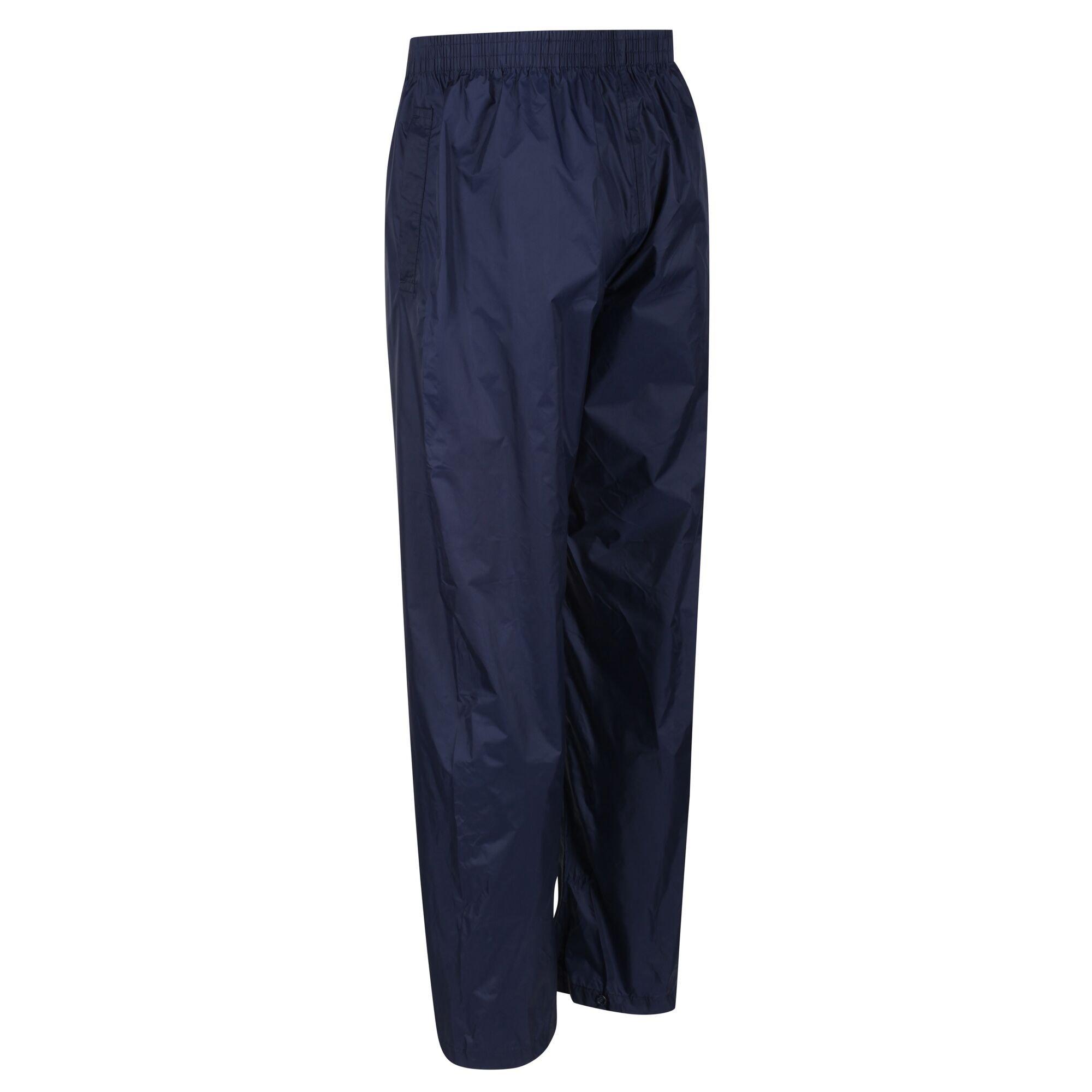 Navy - Regatta - Mens Pack-It Overtrousers - 16