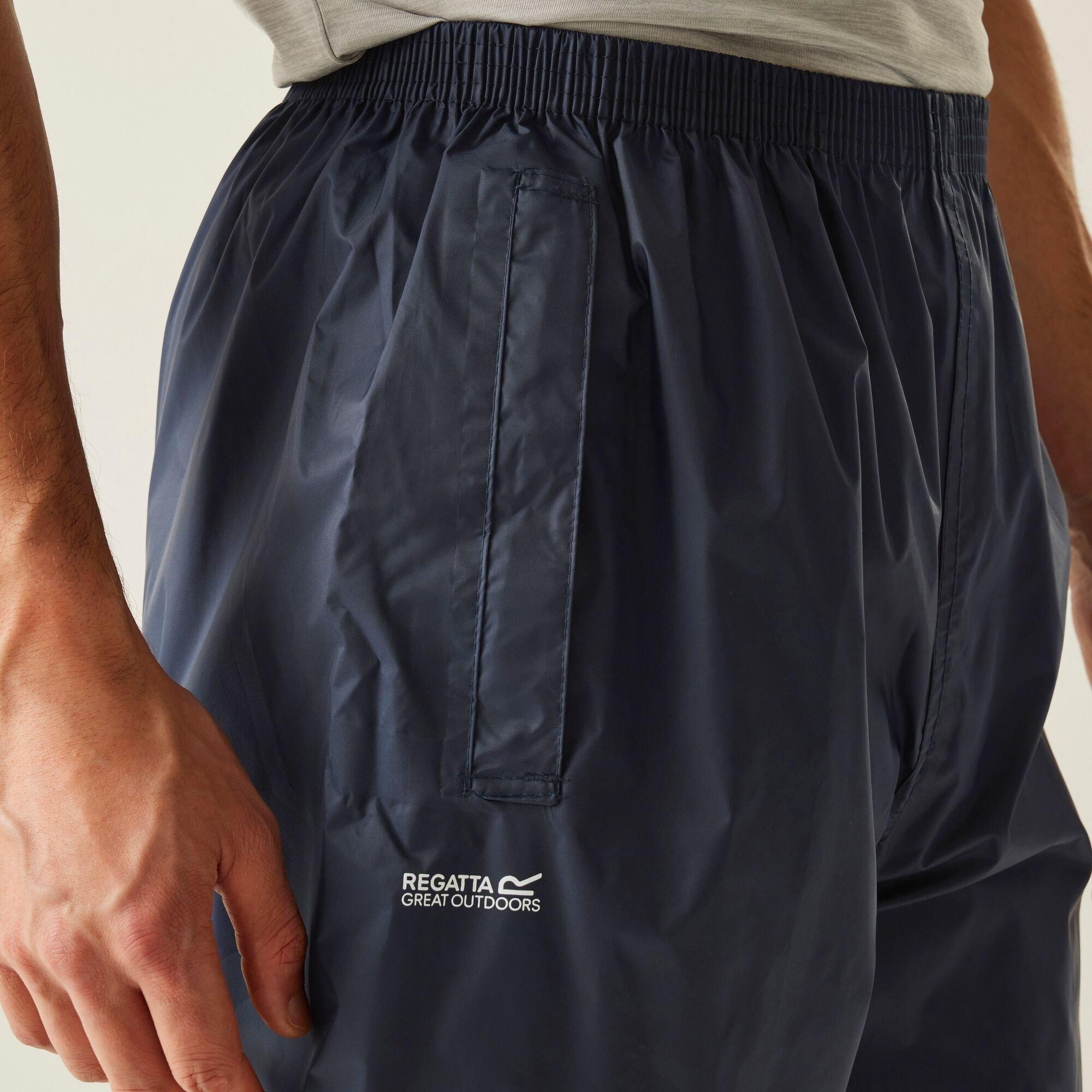 Navy - Regatta - Mens Pack-It Overtrousers - 3