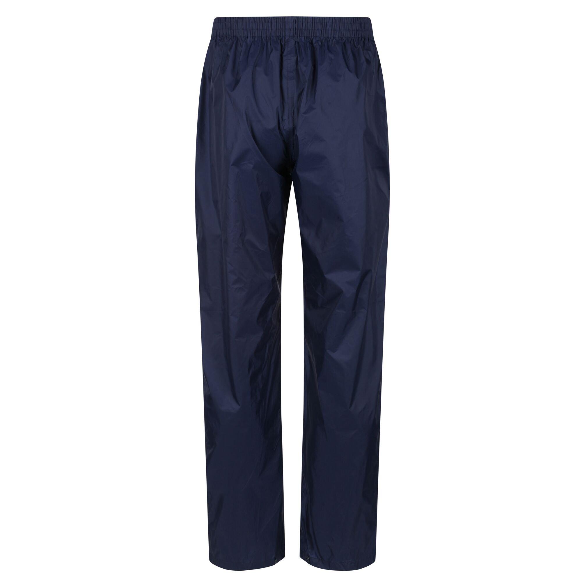 Navy - Regatta - Mens Pack-It Overtrousers - 5