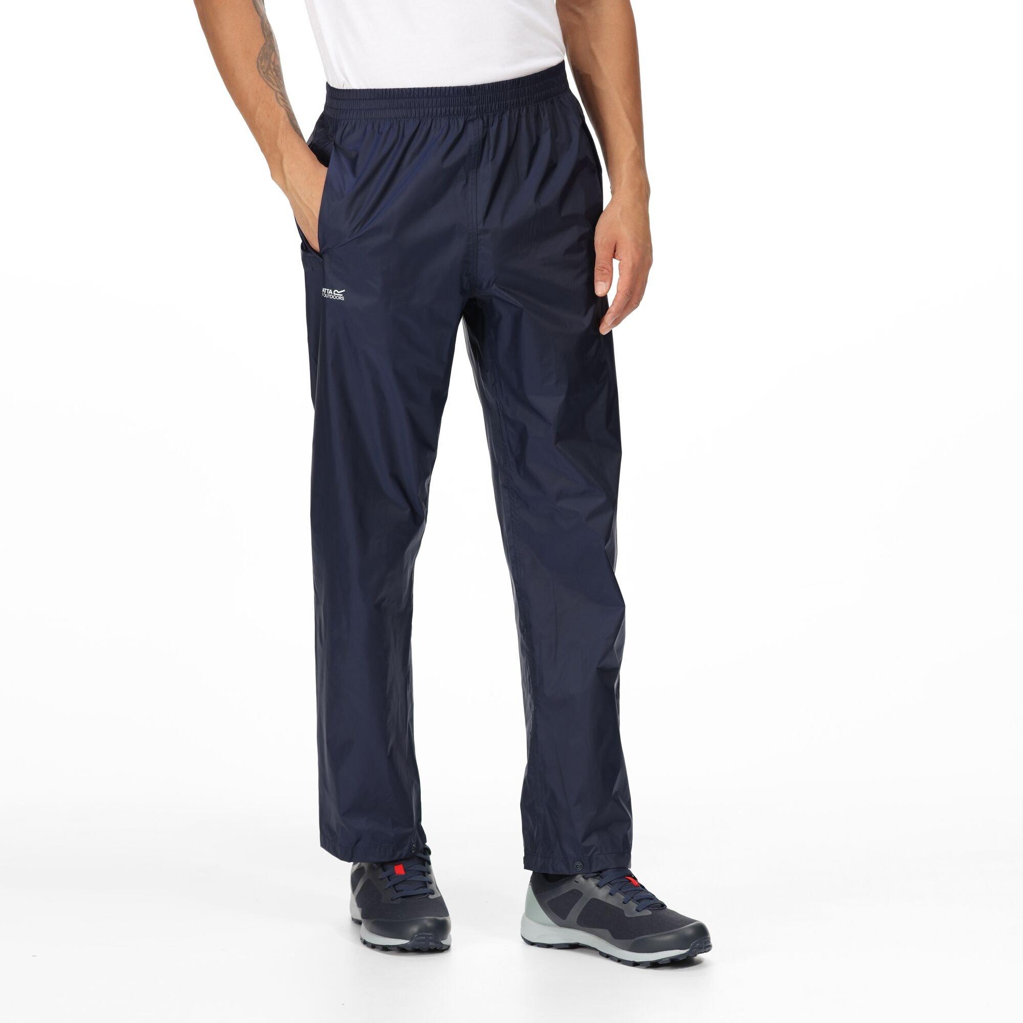 Navy - Regatta - Mens Pack-It Overtrousers - 9