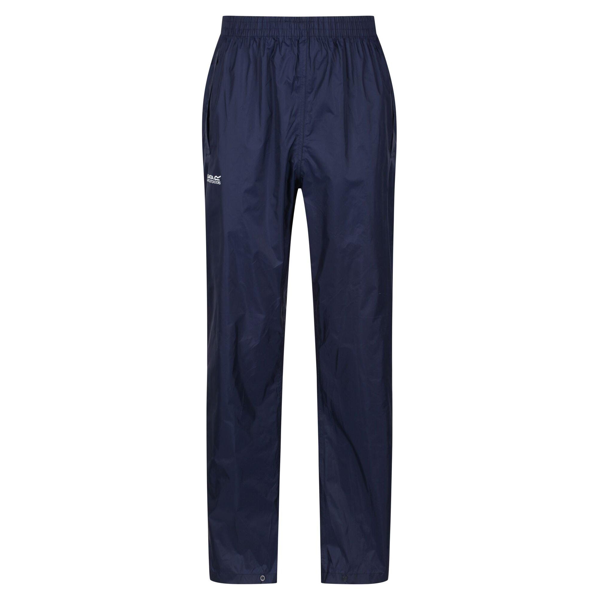 Navy - Regatta - Mens Pack-It Overtrousers - 10