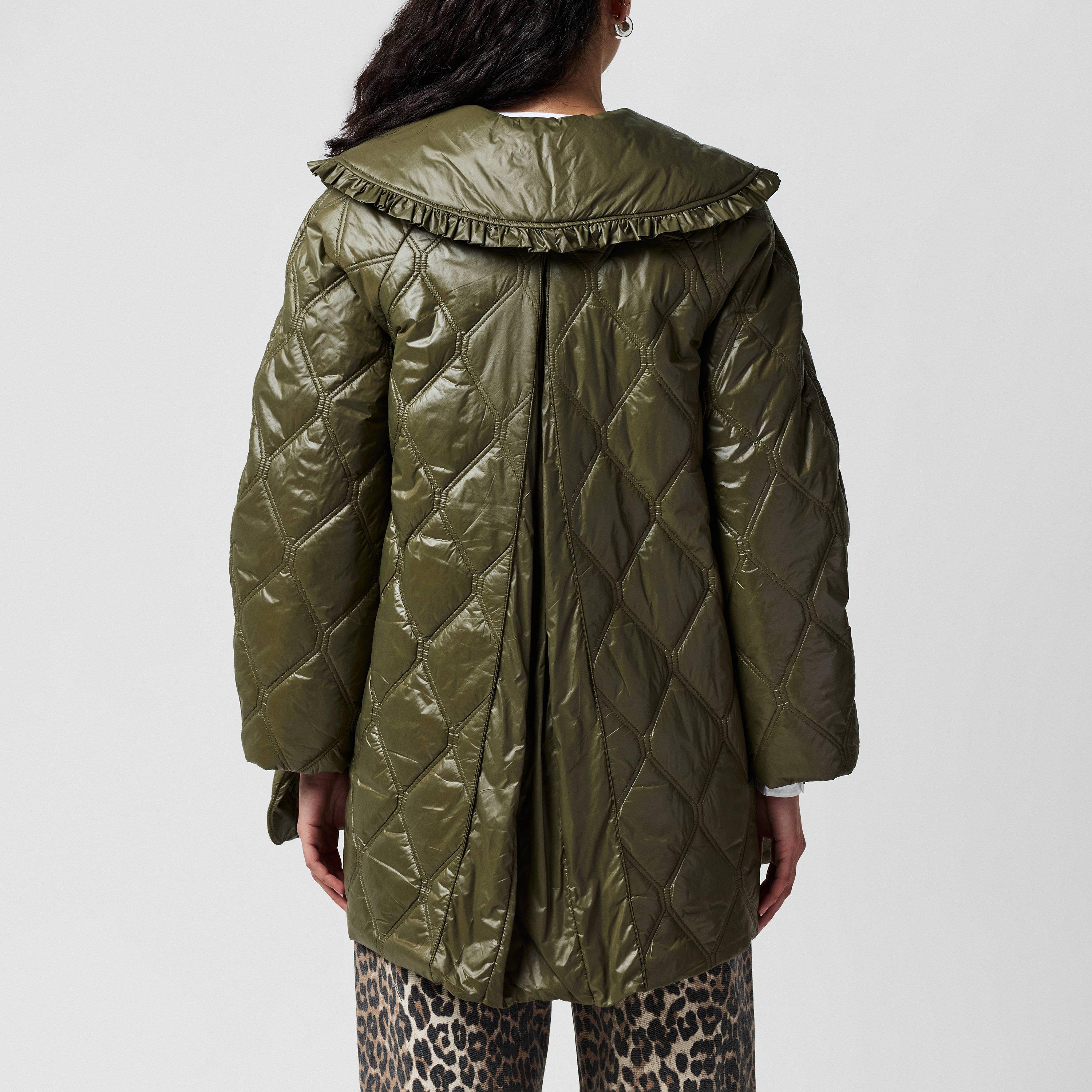 Kalamata - Ganni - Women's  Quilted Insulated Cropped Short Puffer Jacket - 3