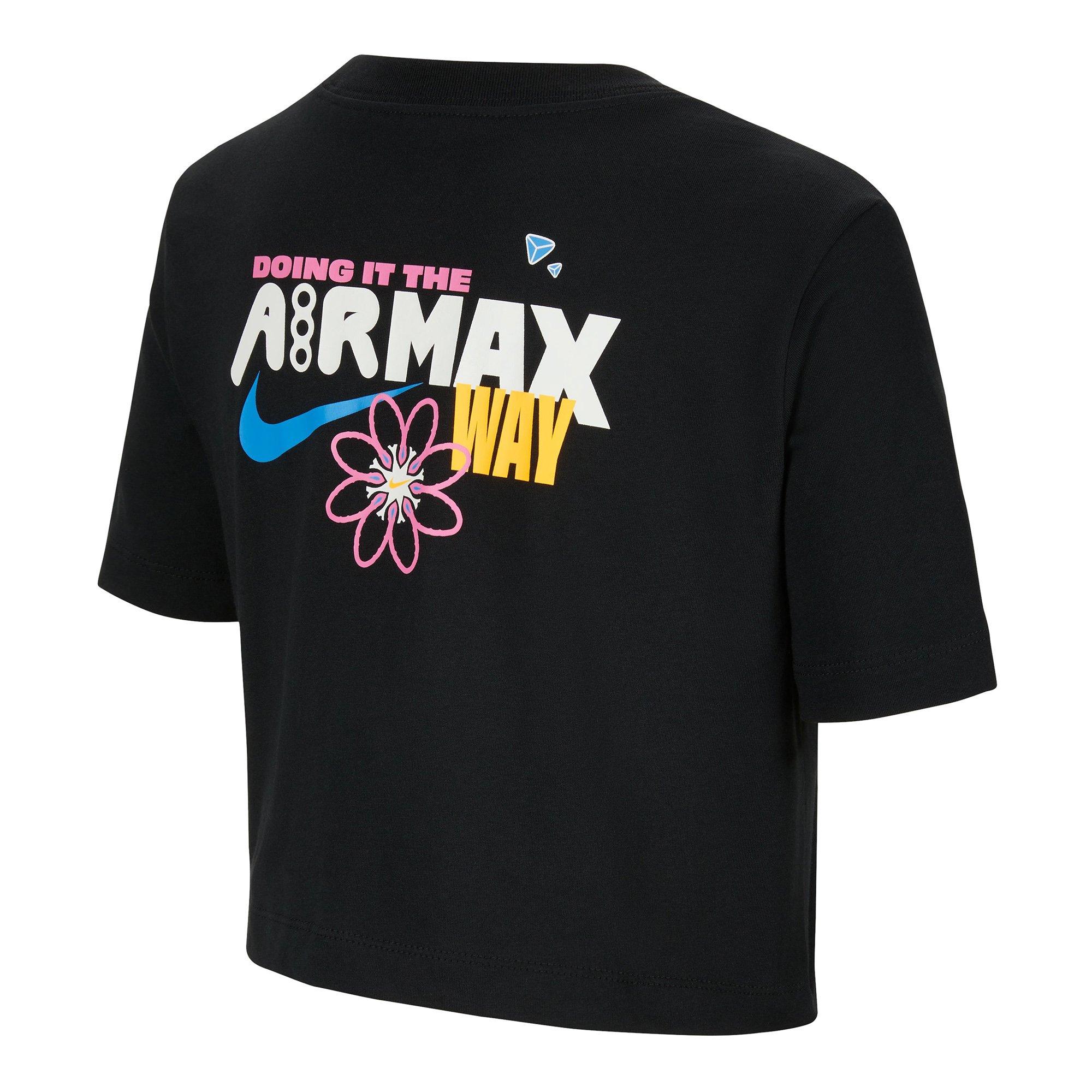 Black - Nike - Sportswear Junior Girls T-Shirt - 5