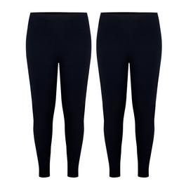 LA Gear LA 2 Pack Jersey Leggings Girls