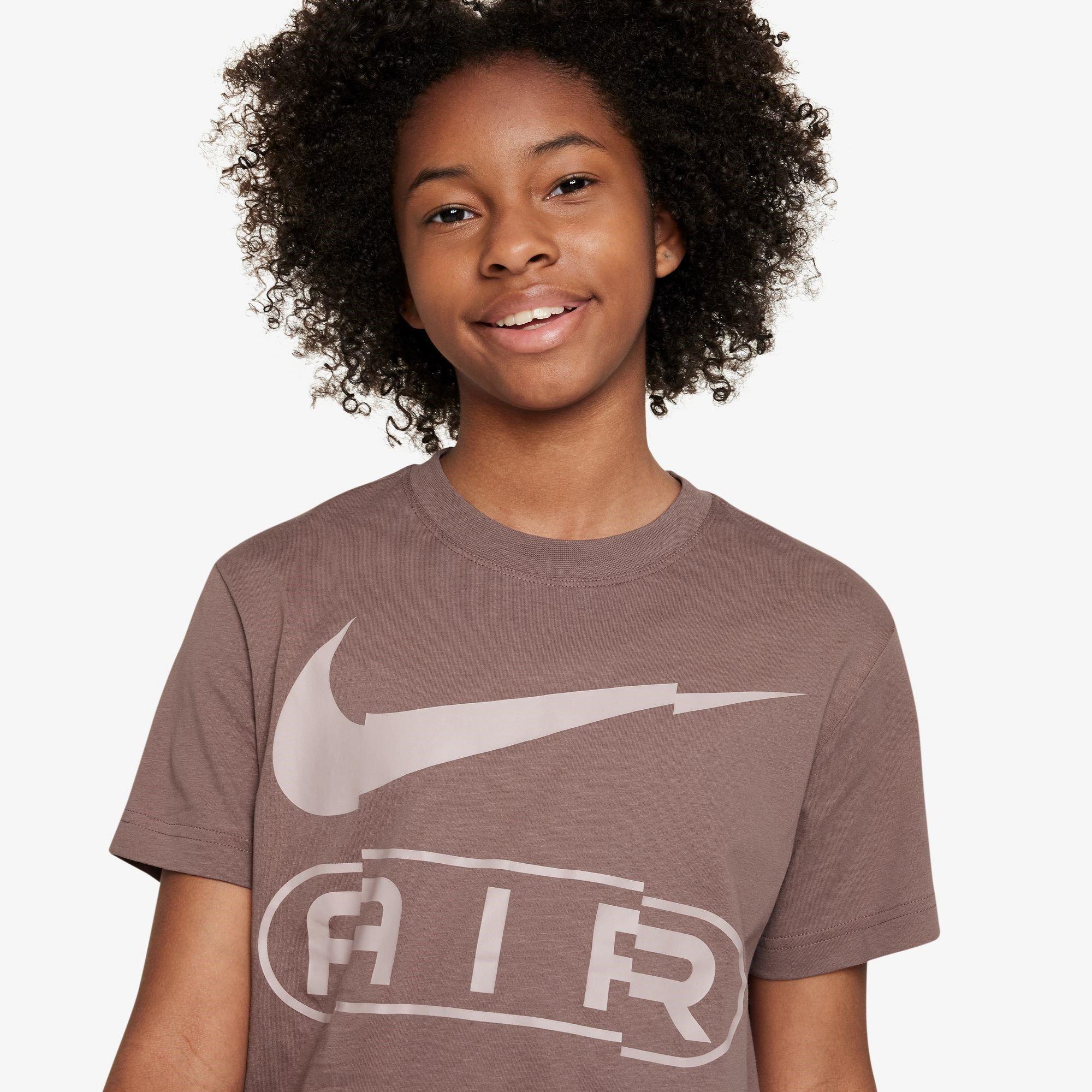 Smokey Mauve - Nike - Nike Sportswear Graphic Junior Girls T Shirt - 3