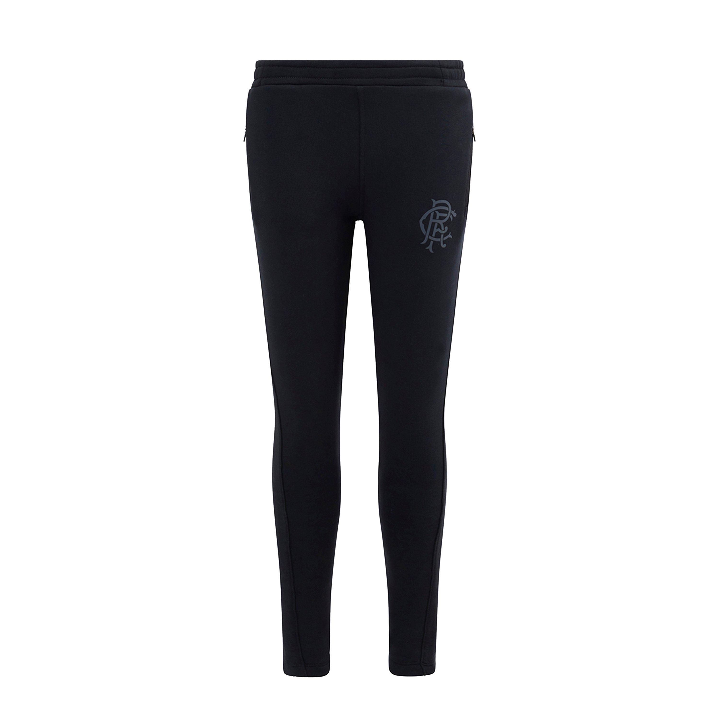 Castore  Kids Rangers Mono Tracksuit Bottoms Juniors - Black/Ebony - JL