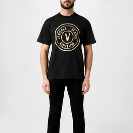 Versace Jeans Couture V Logo T Shirt