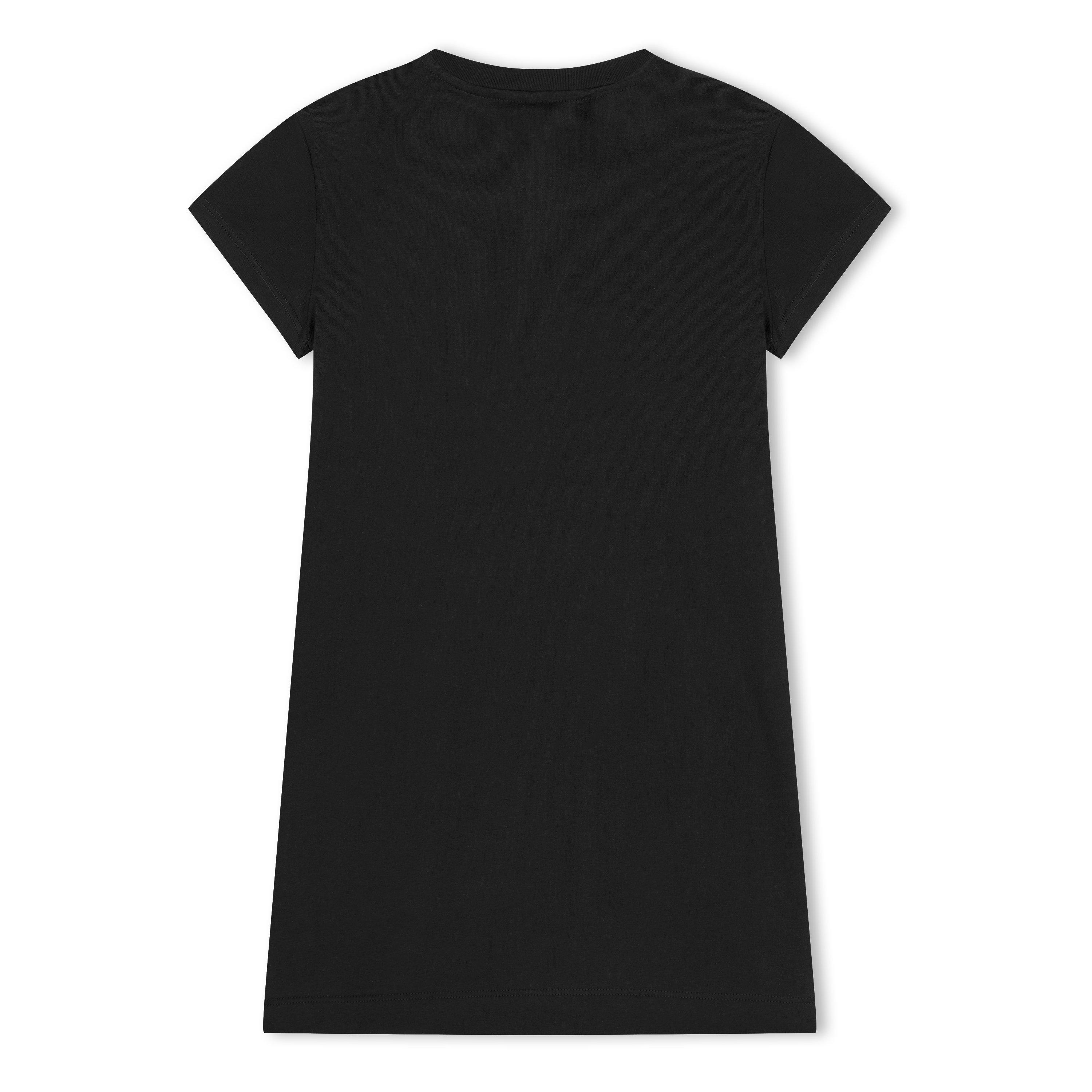 Blk/Gld 930OR - Balmain - Logo T-Shirt Dress Juniors - 2