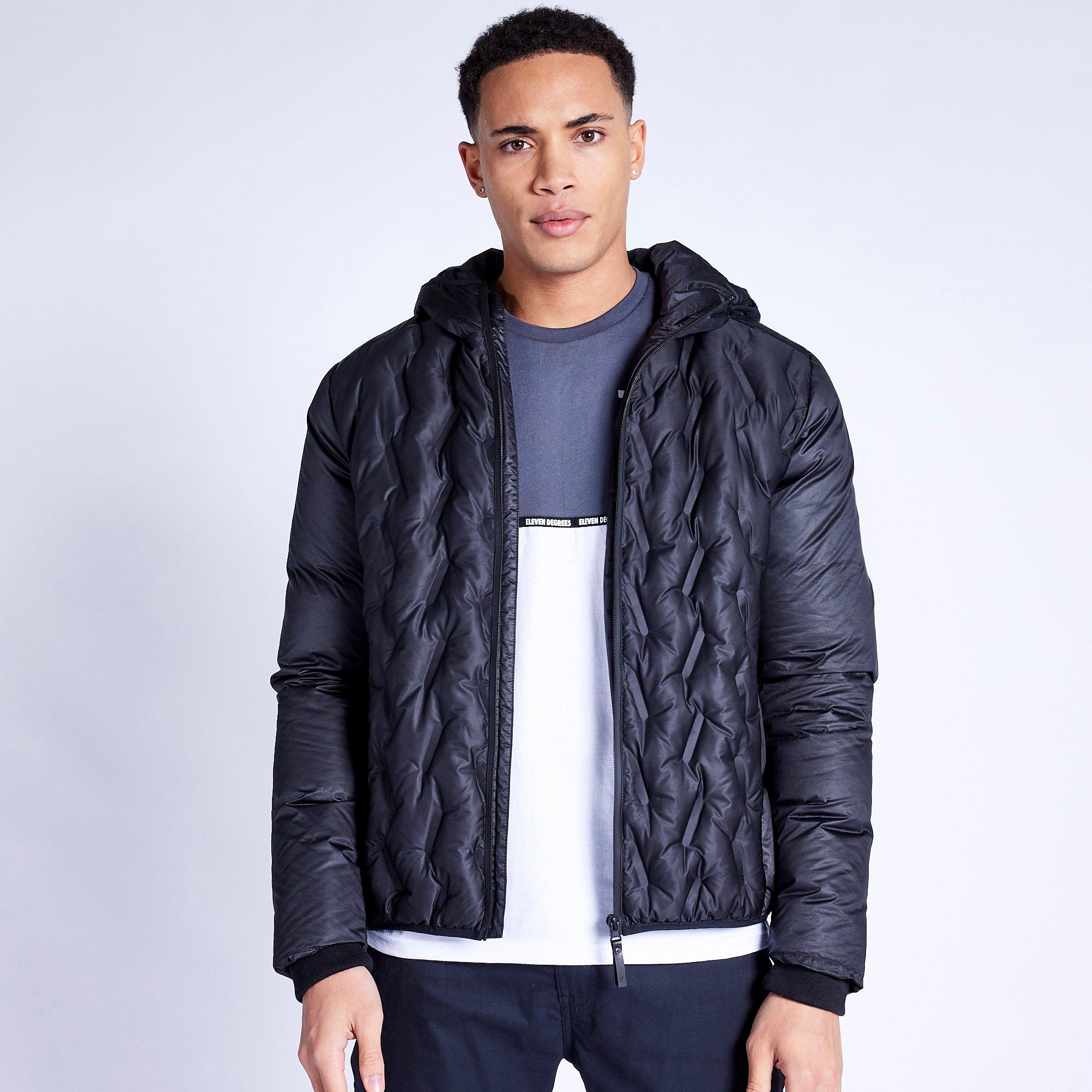 Zwart - 11 Degrees - Nitro Puffer Jacket - Black - 2