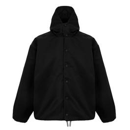 Fear Of God Essentials Logo Hooded Coaches Jacket Juniors