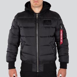 Alpha Industries MA-1 ZH Back Print Puffer Jacket