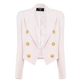 Balmain Peak-Lapels Fitted Jacket