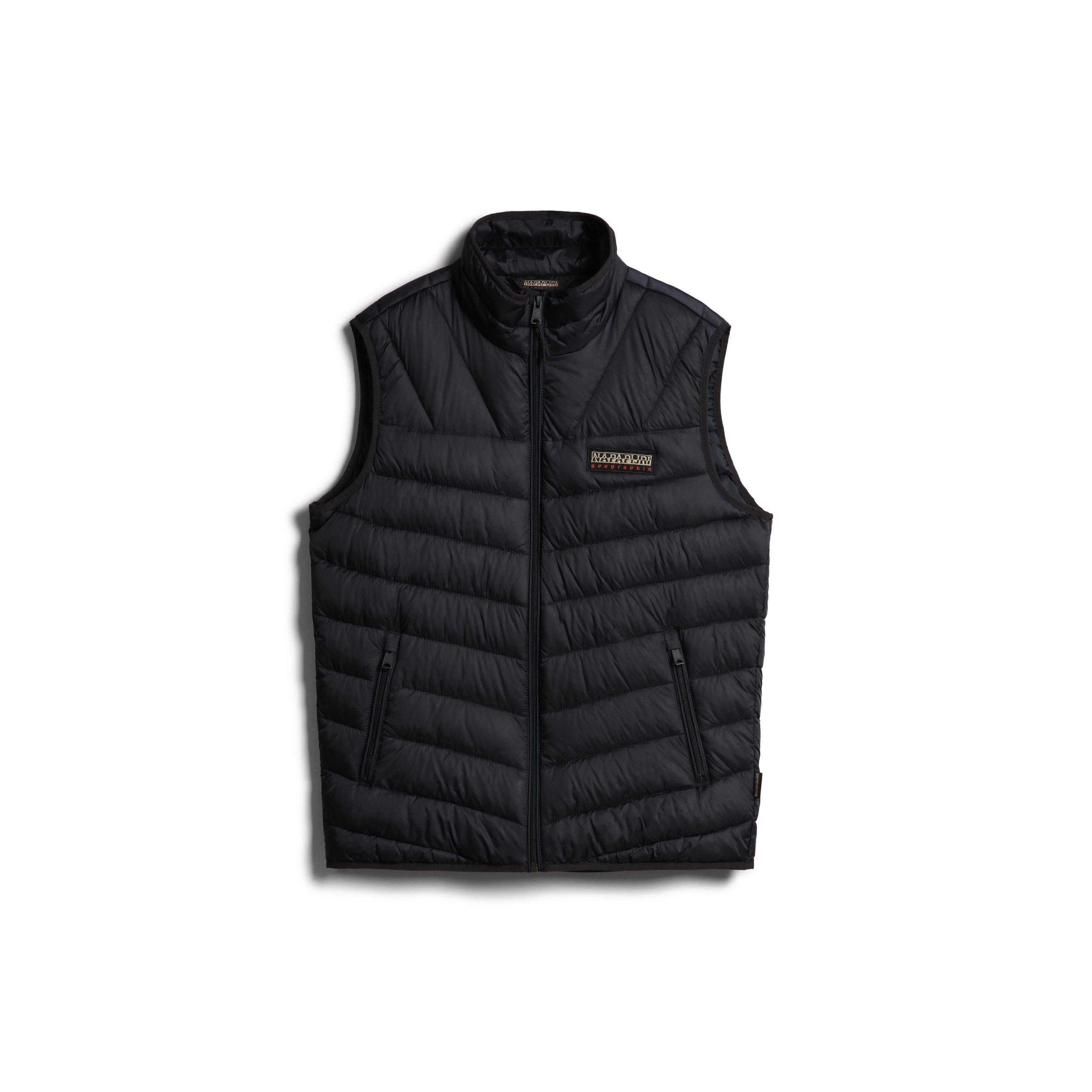 Black - Napapijri - Men's Aerons Goose Down Gilet - 1