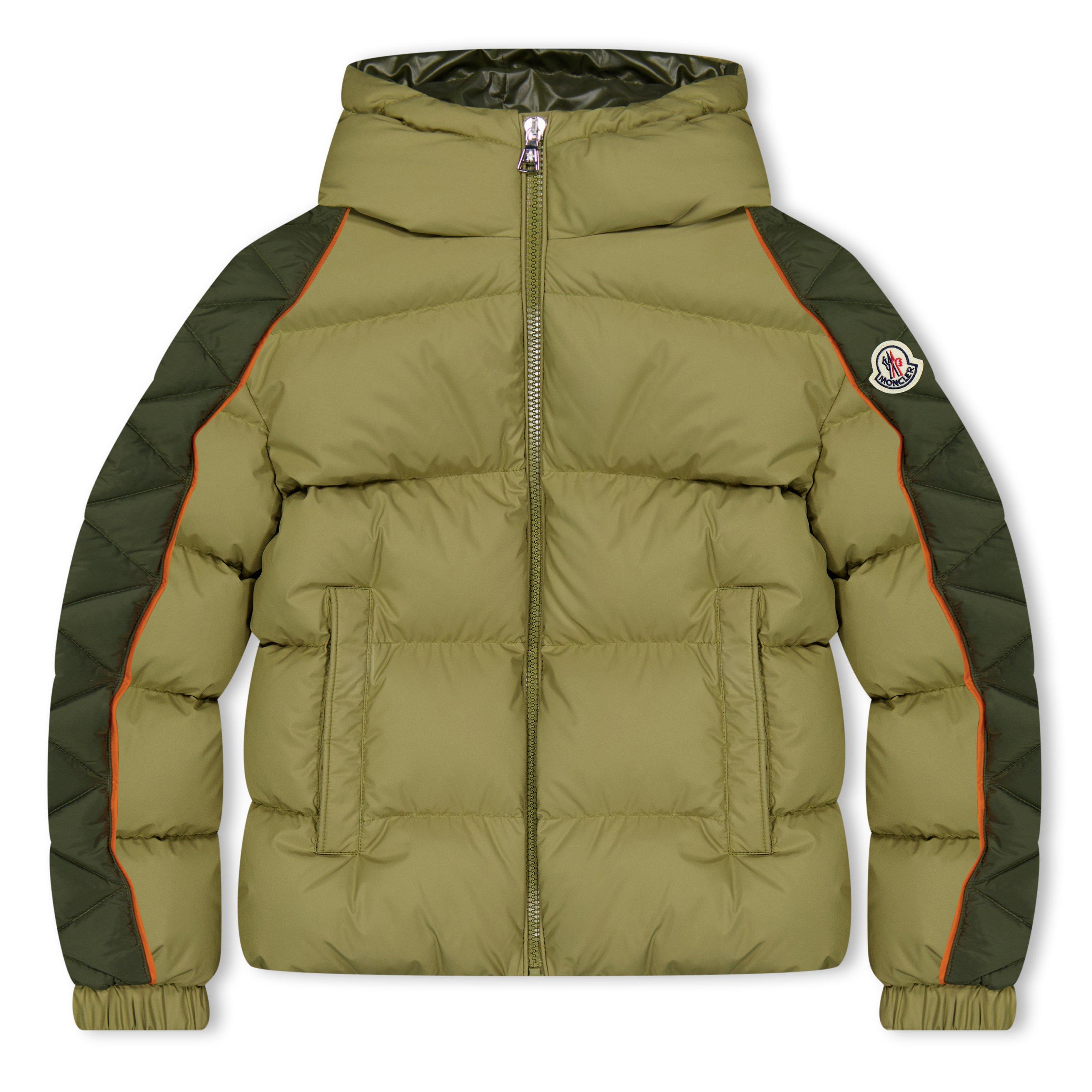 Beige 81Q - Moncler - Kids' Benton Down Long Sleeve Short Puffer Jacket - 1