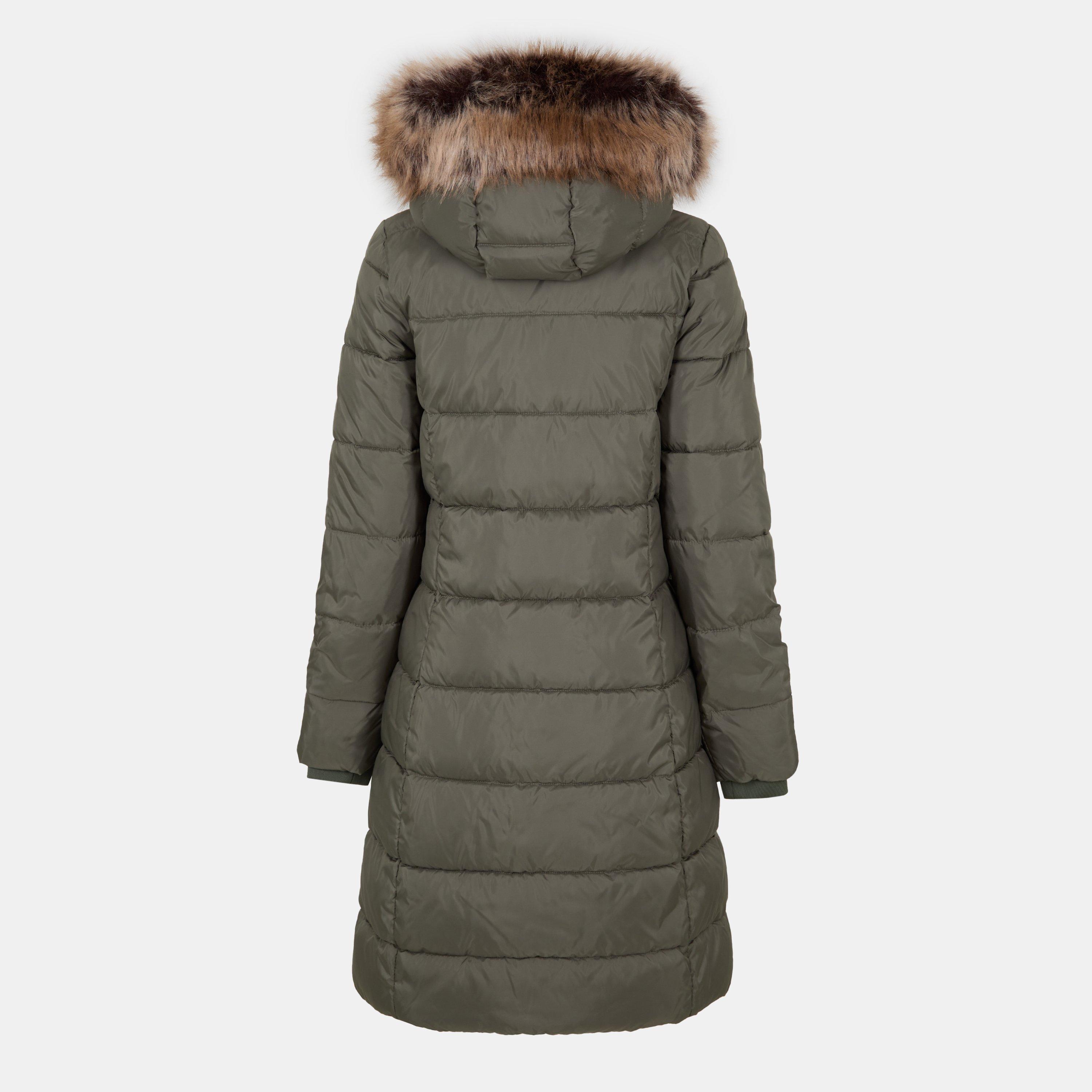 Dusty Green - Barbour - Women's Rosoman Water Resistant Hooded Short Puffer Jacket - 2