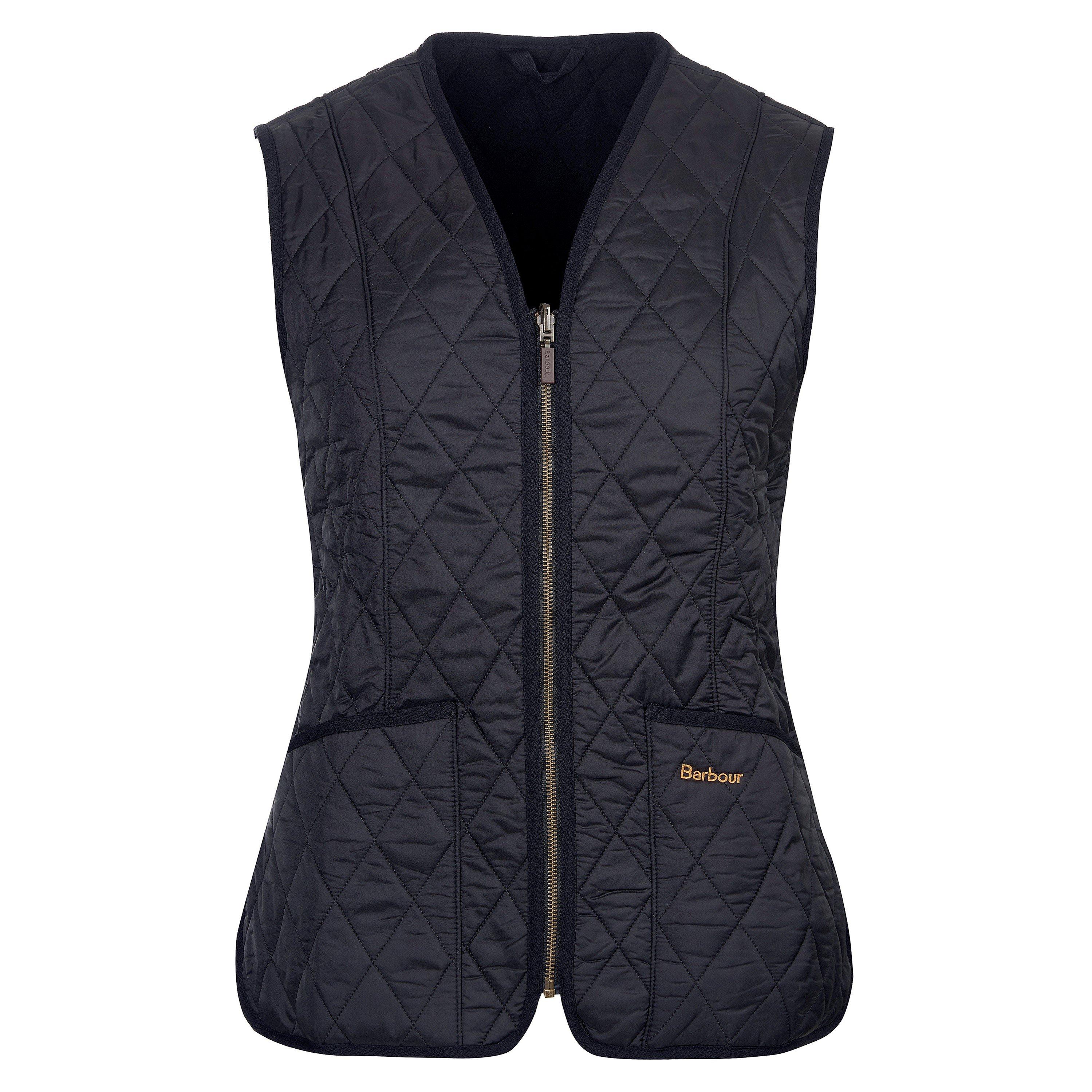 Black/Black - Barbour - Women's Diamond Quilted Sleeveless Gilet - 1