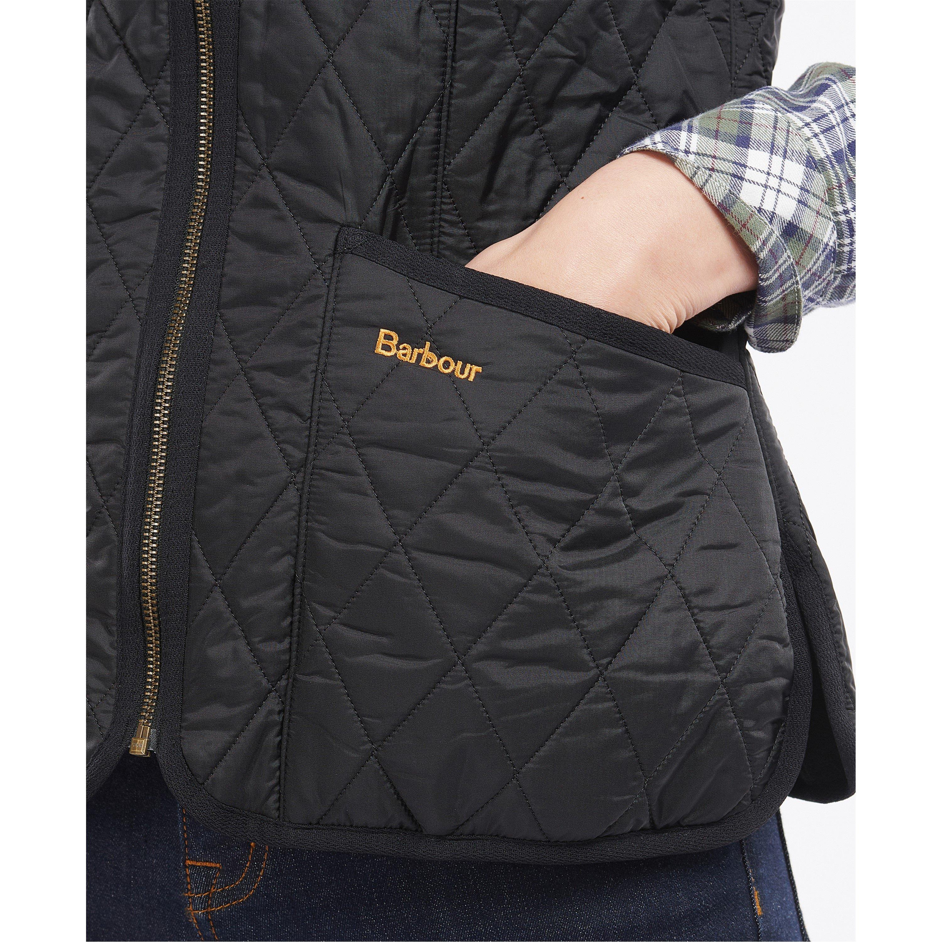 Black/Black - Barbour - Women's  Diamond Quilted Sleeveless Gilet - 10