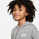 Charbon Chiné - Nike - Sportswear Full-Zip Hoodie Junior Girls - 6