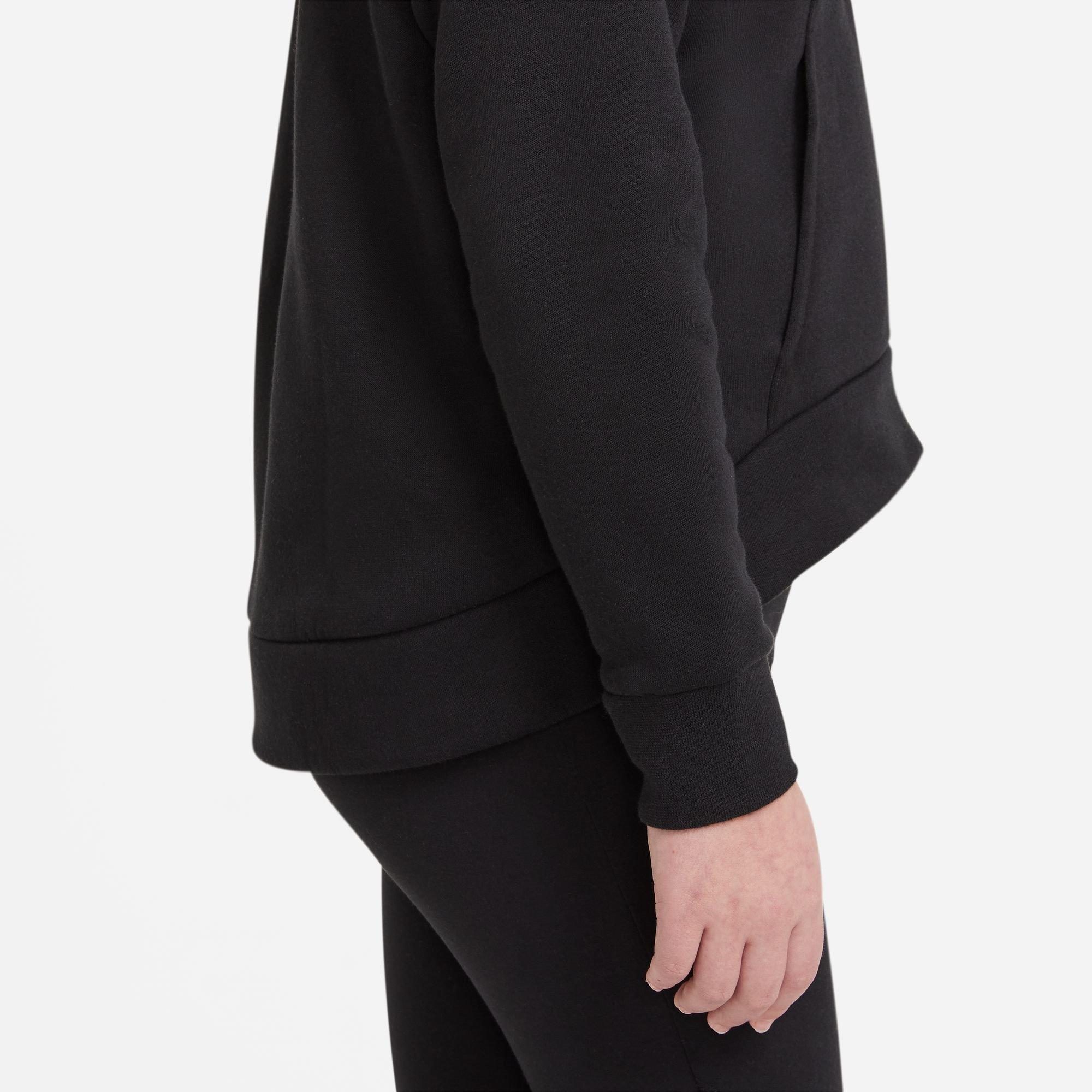 Noir/Blanc - Nike - Sportswear Full-Zip Hoodie Junior Girls - 8