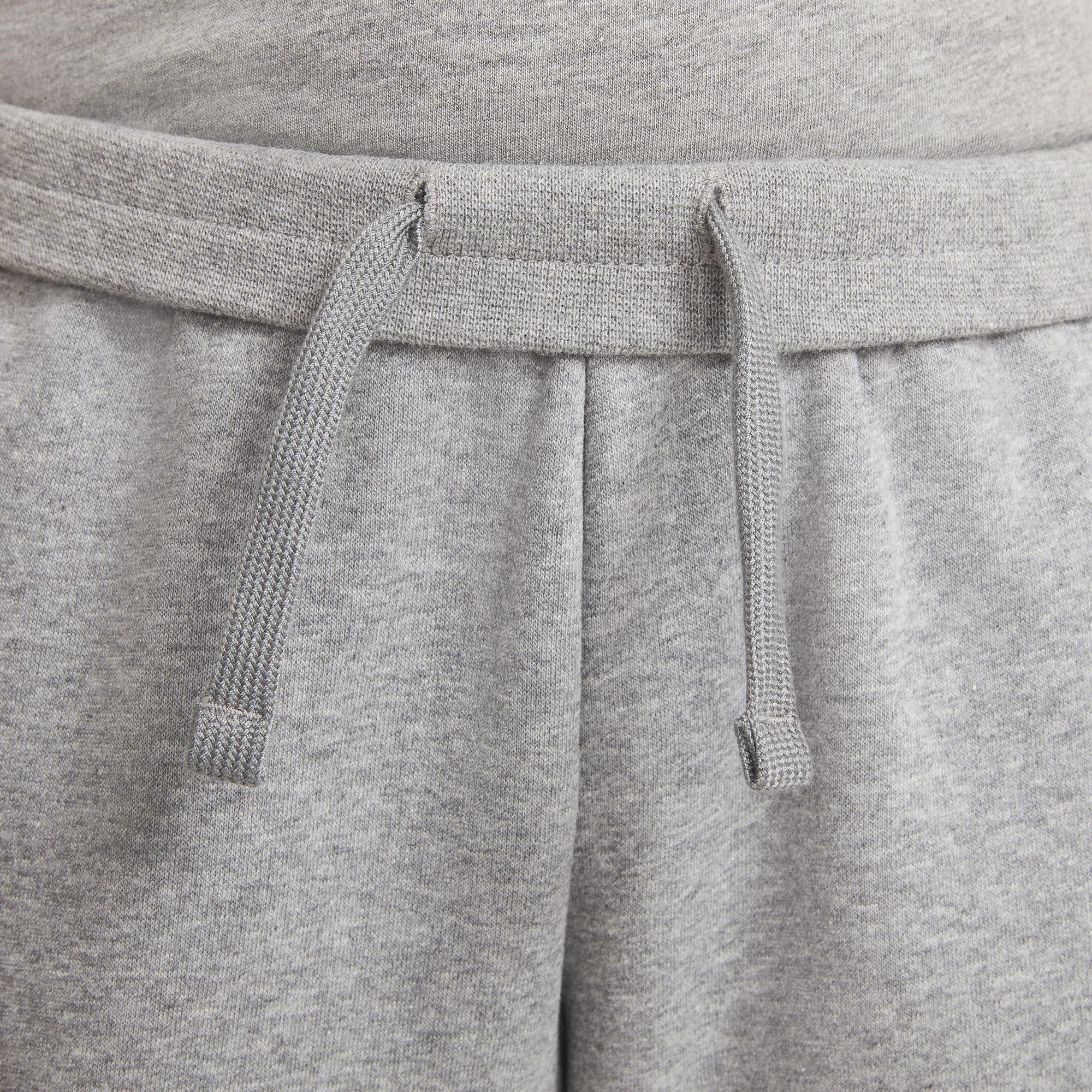 Grey/White - Nike - Girls Fundamentals Fleece Jogging Bottoms - 6