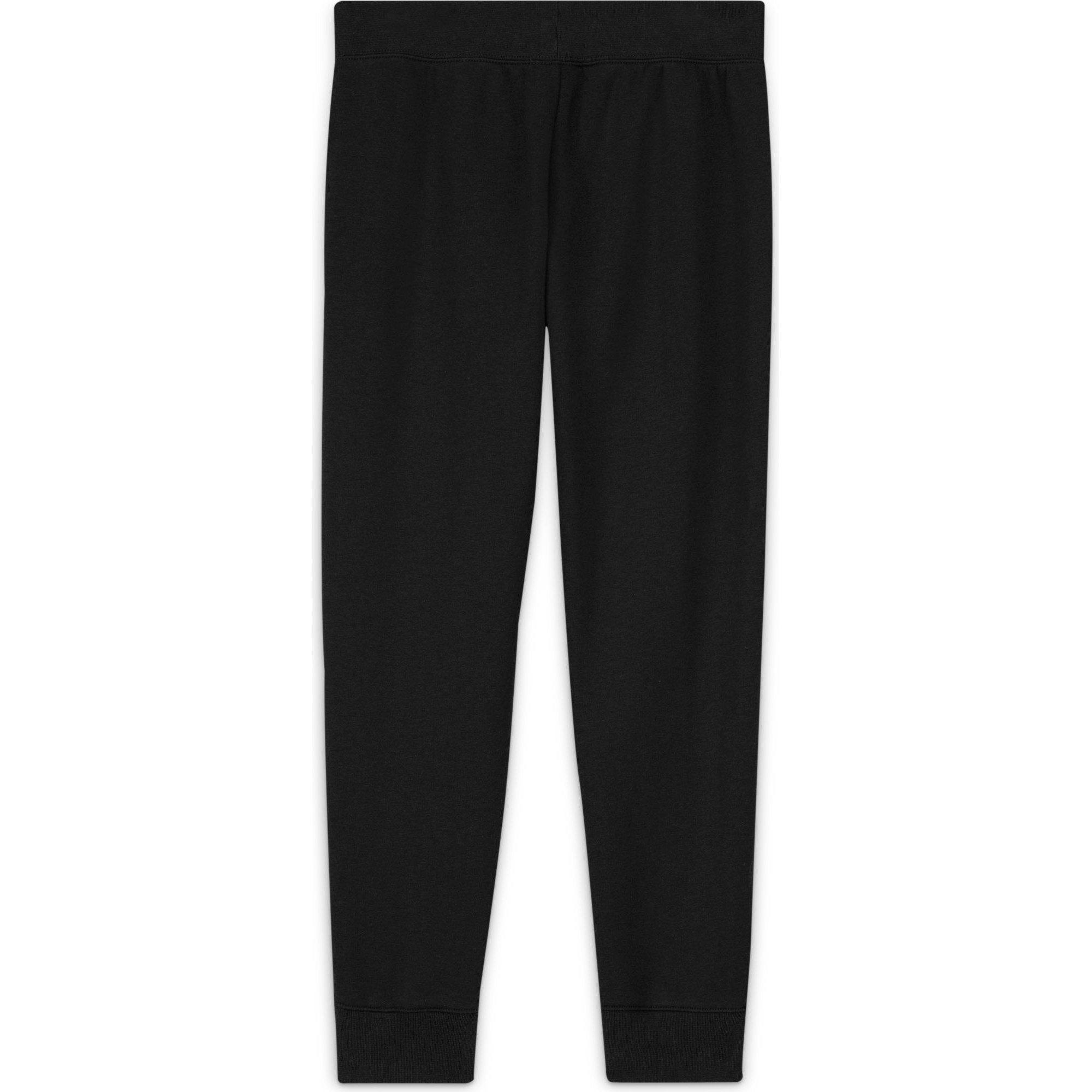 Schwarz/Weiß - Nike - Girls Fundamentals Fleece Jogging Bottoms - 2