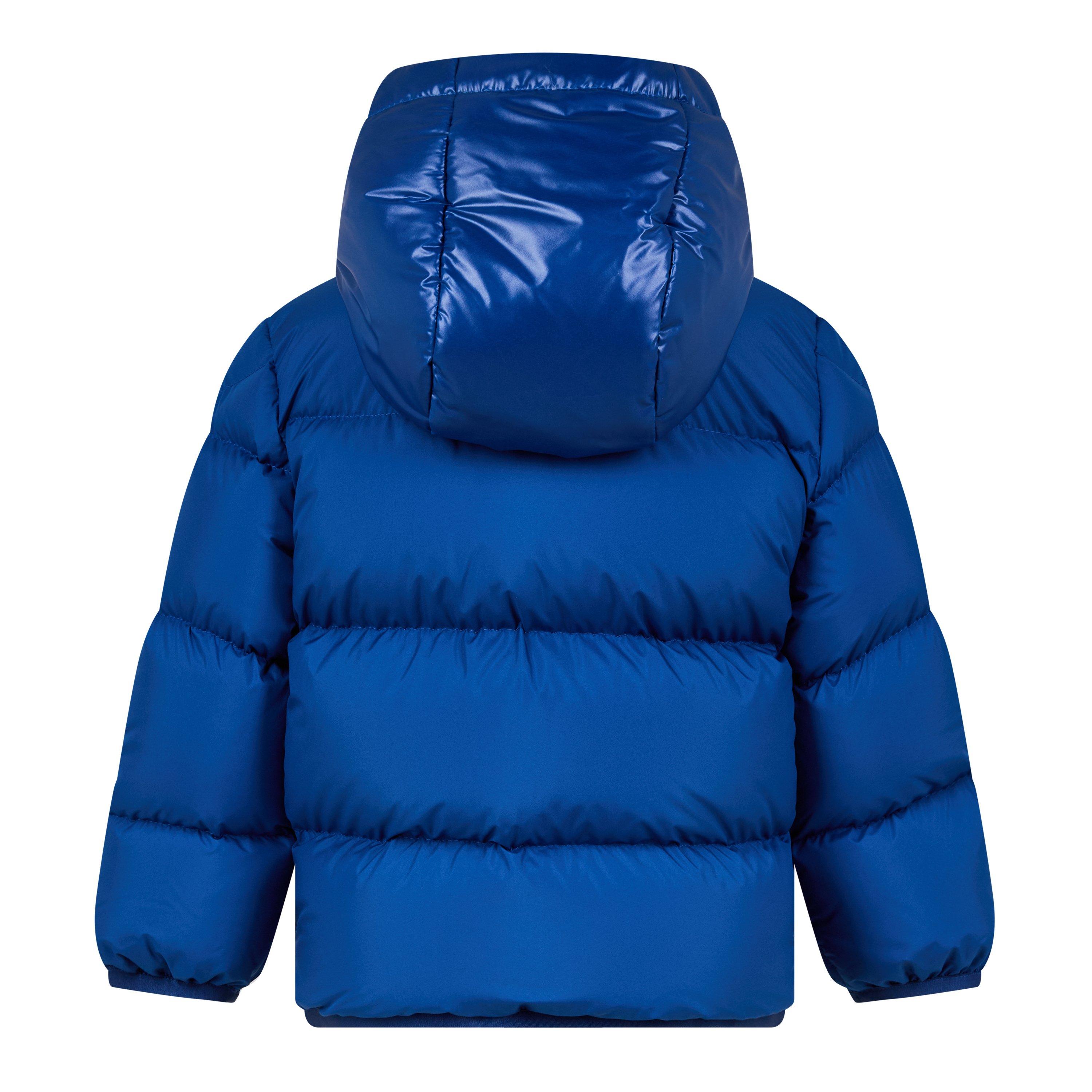 Blue 74K - Moncler - Kids' Barin Down Hooded Long Sleeve Short Puffer Jacket - 2