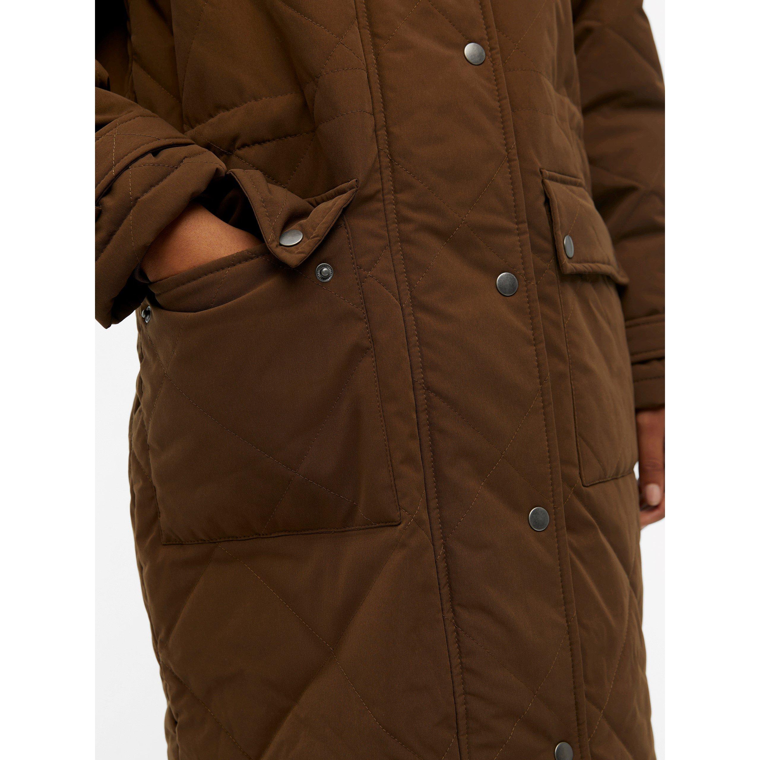 Terra scura - Object - Women's Katie Water Resistant Long Sleeve Short Puffer Jacket - 4