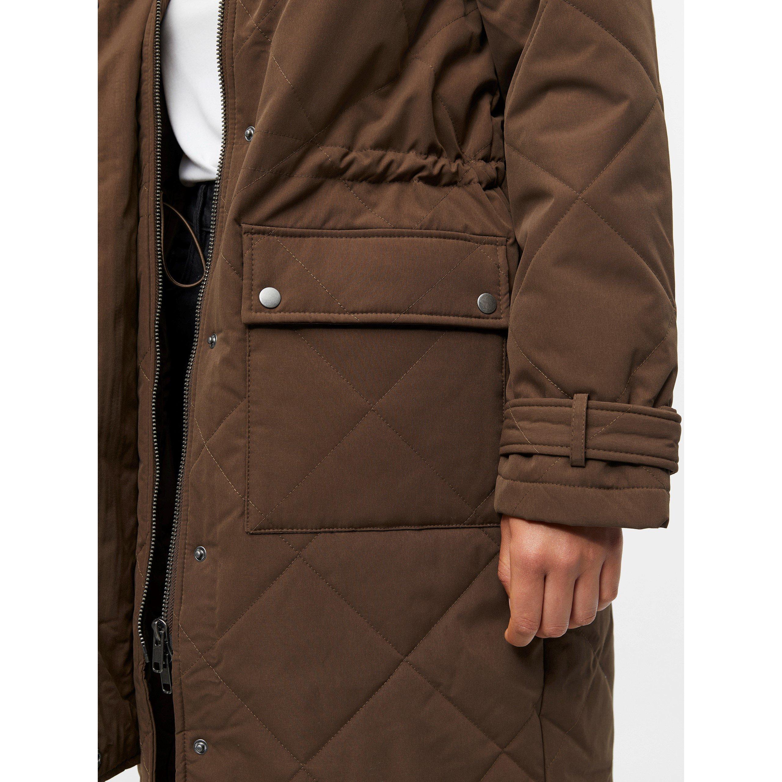 Terra scura - Object - Women's Katie Water Resistant Long Sleeve Short Puffer Jacket - 5