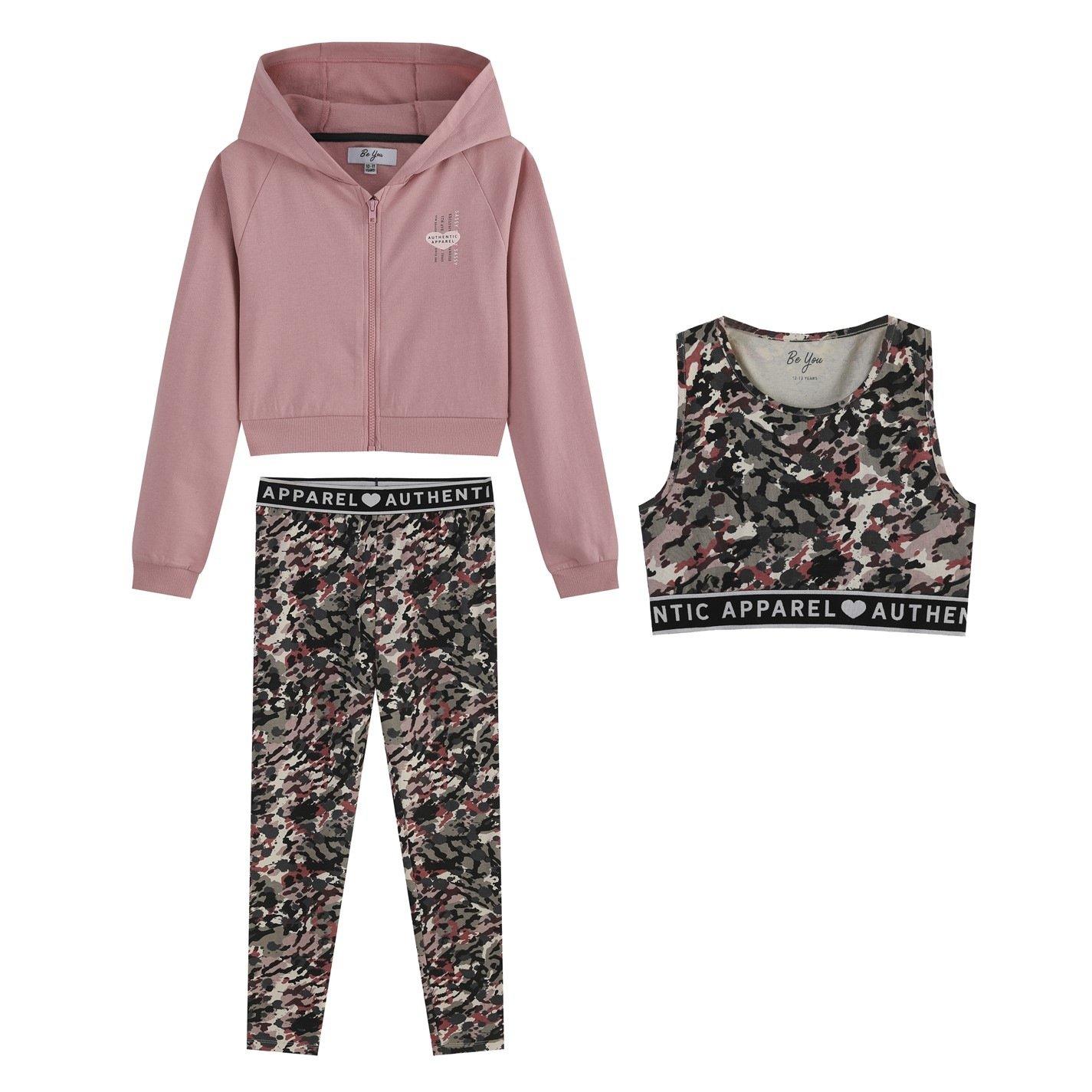 Be You Older Girl Hoody, Crop Top and Legging