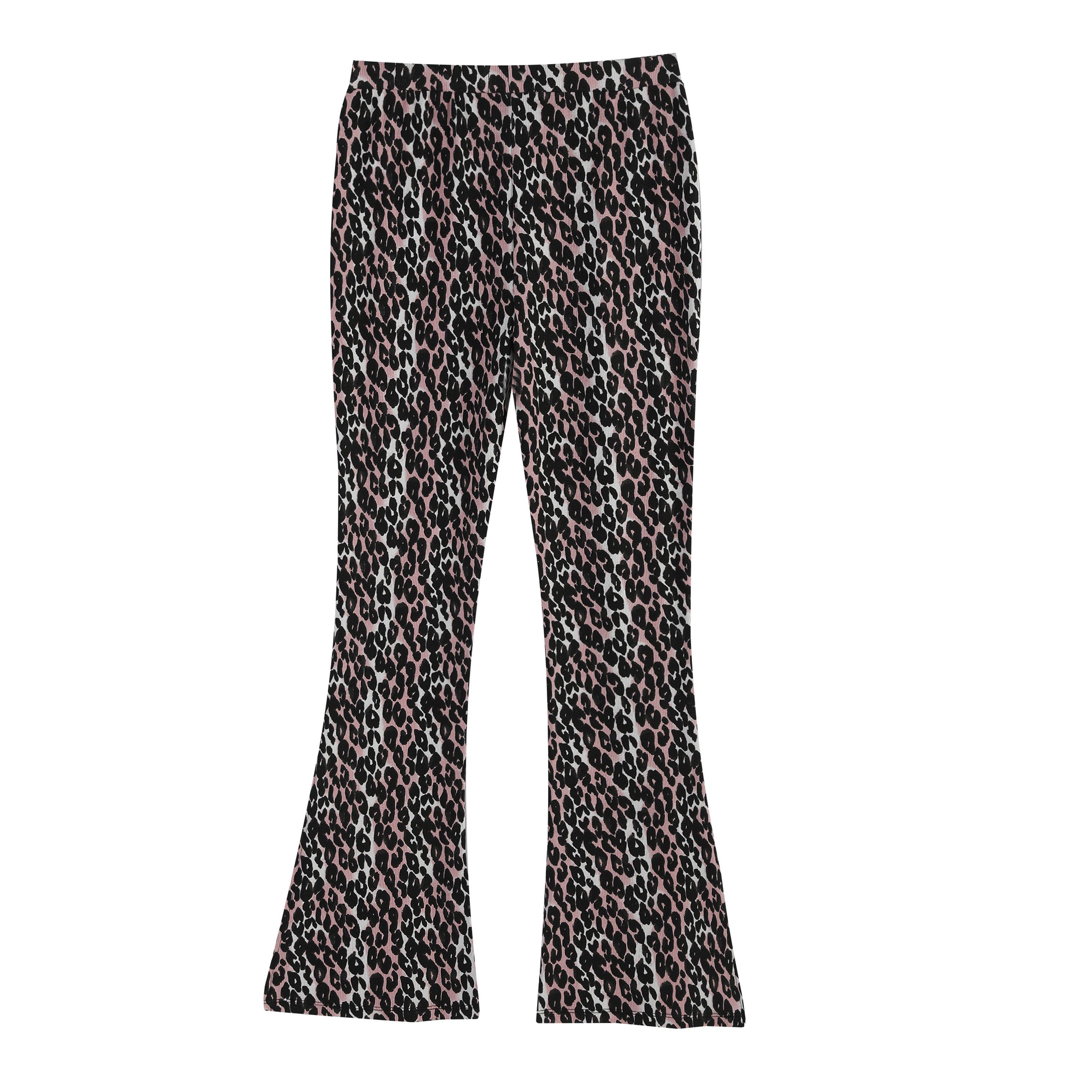 Meerkleurig - Be You - Older Girl T-shirt and Rib Flare Trouser - 5