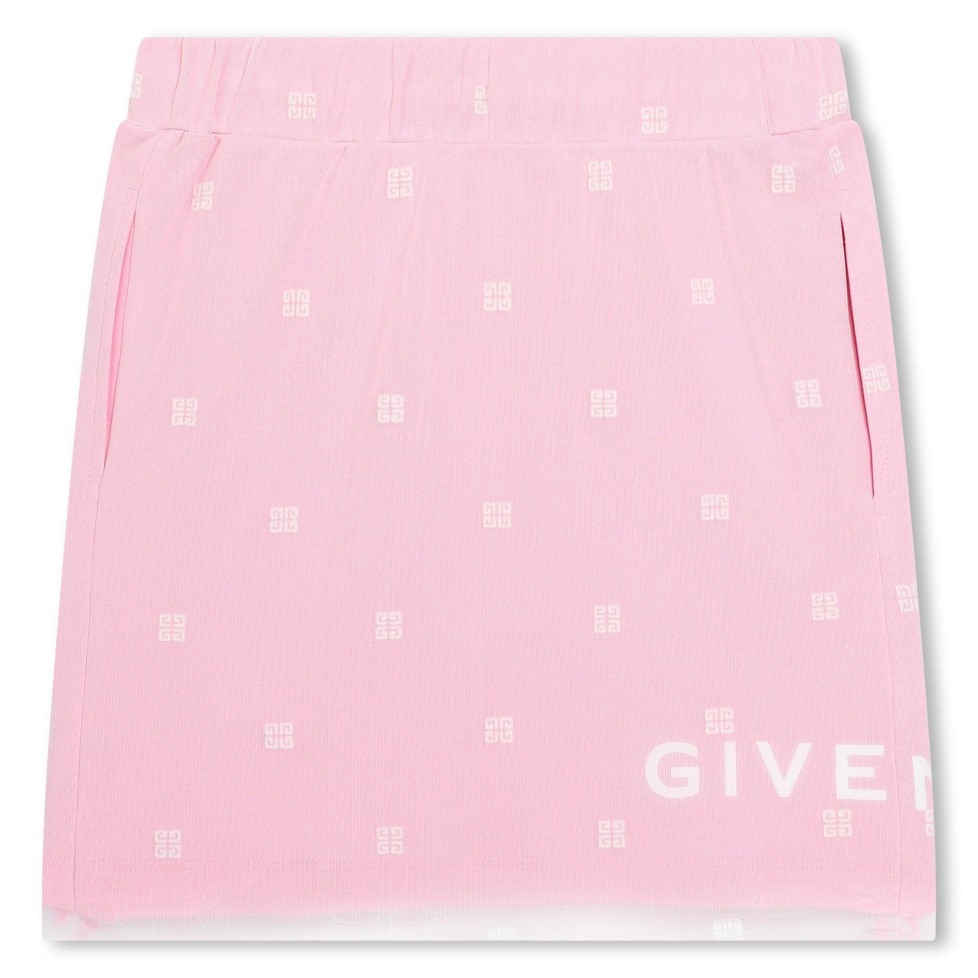 Pink 465 - GIVENCHY - 4g Motif Drawstring Skirt - 2