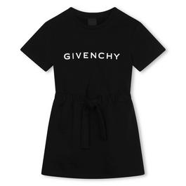 GIVENCHY Logo Print Jersey Dress Juniors