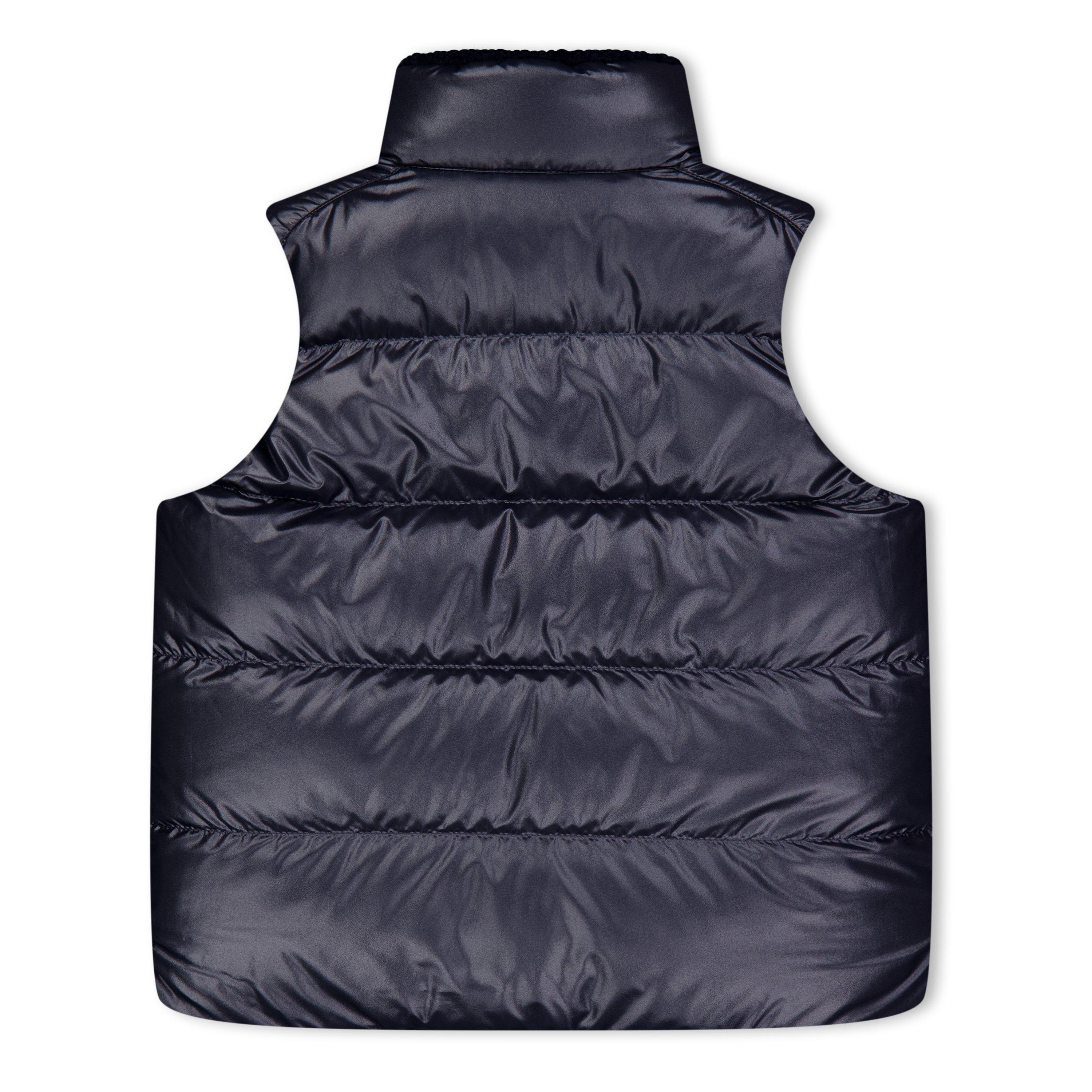 Navy 742 - Moncler - Kids' Colbricon Reversible Padded Down Short Gilet - 2