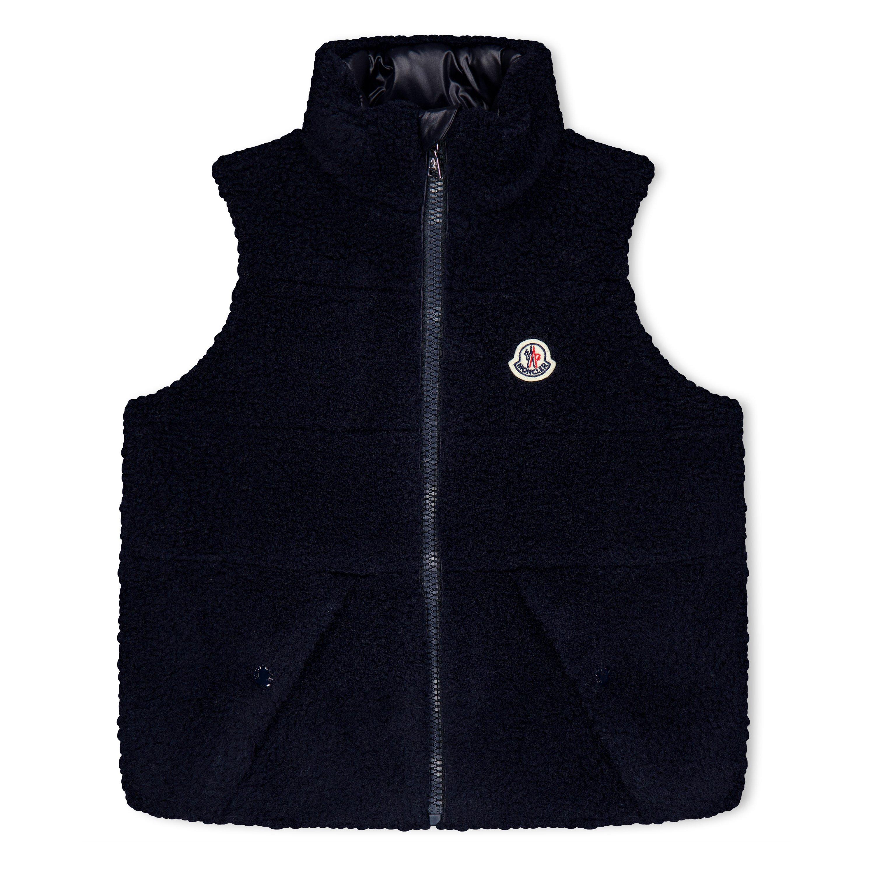 Navy 742 - Moncler - Kids' Colbricon Reversible Padded Down Short Gilet - 3