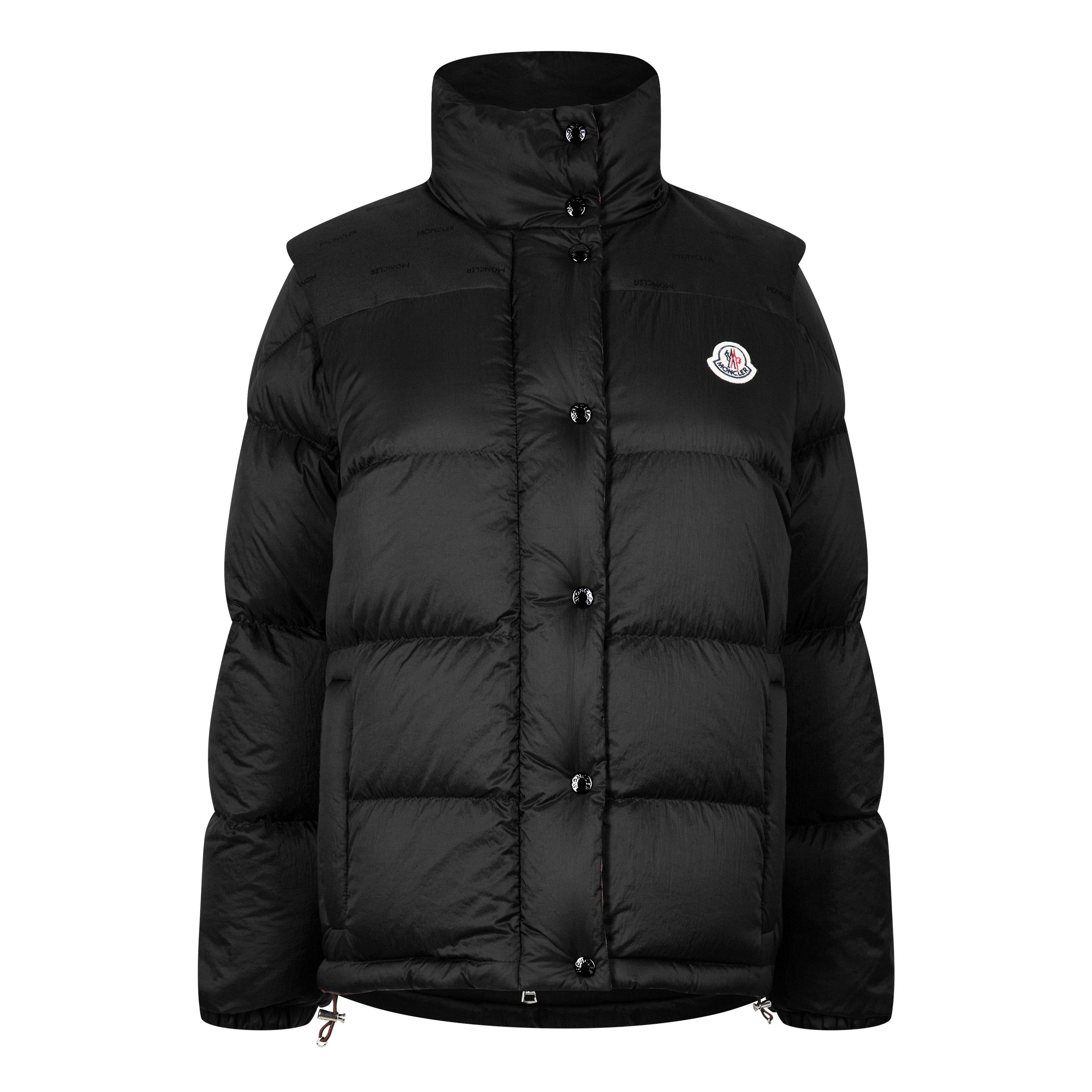 Black 999 - Moncler - Women's Verone Reversible Down Short Puffer Jacket - 5