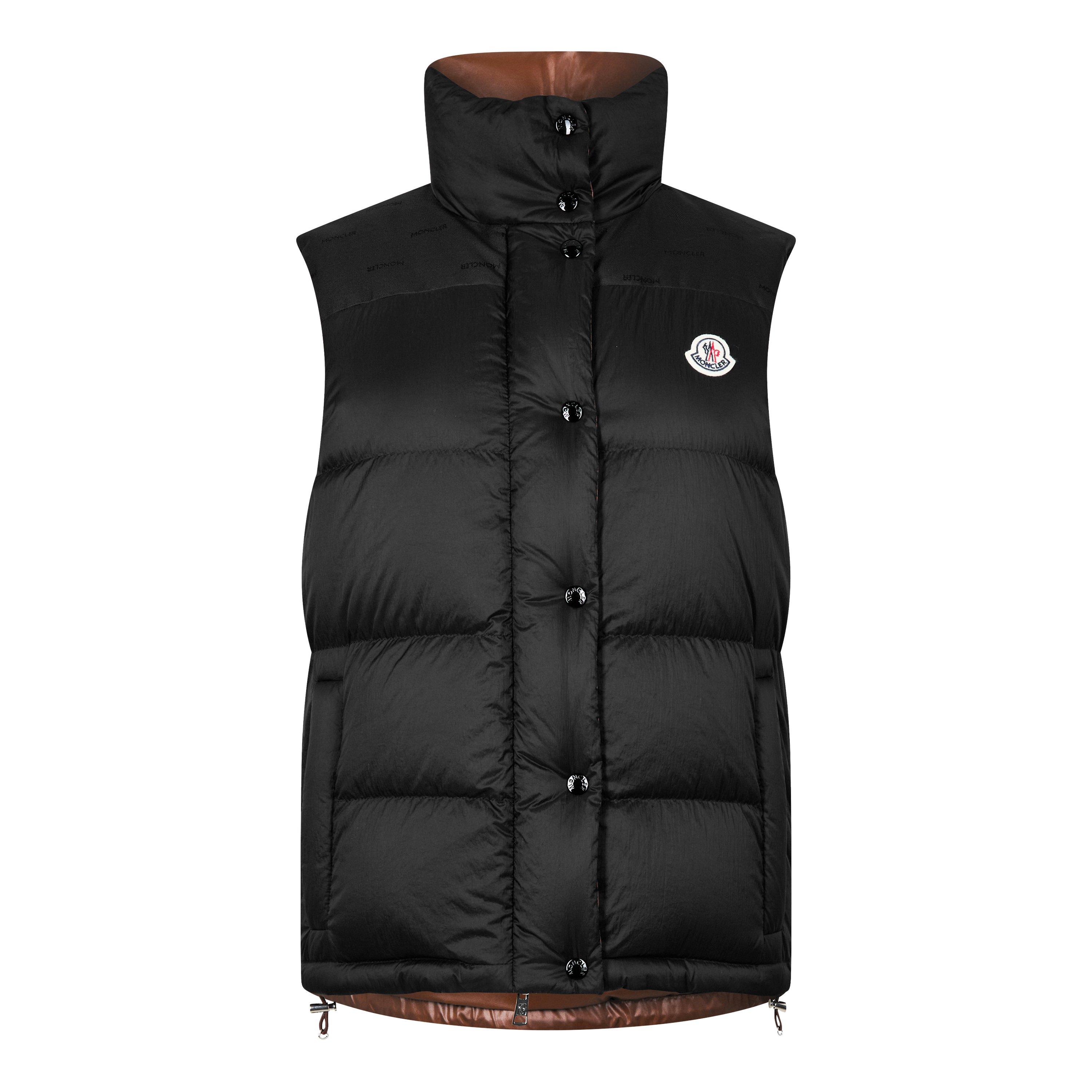 Black 999 - Moncler - Women's Verone Reversible Down Short Puffer Jacket - 7